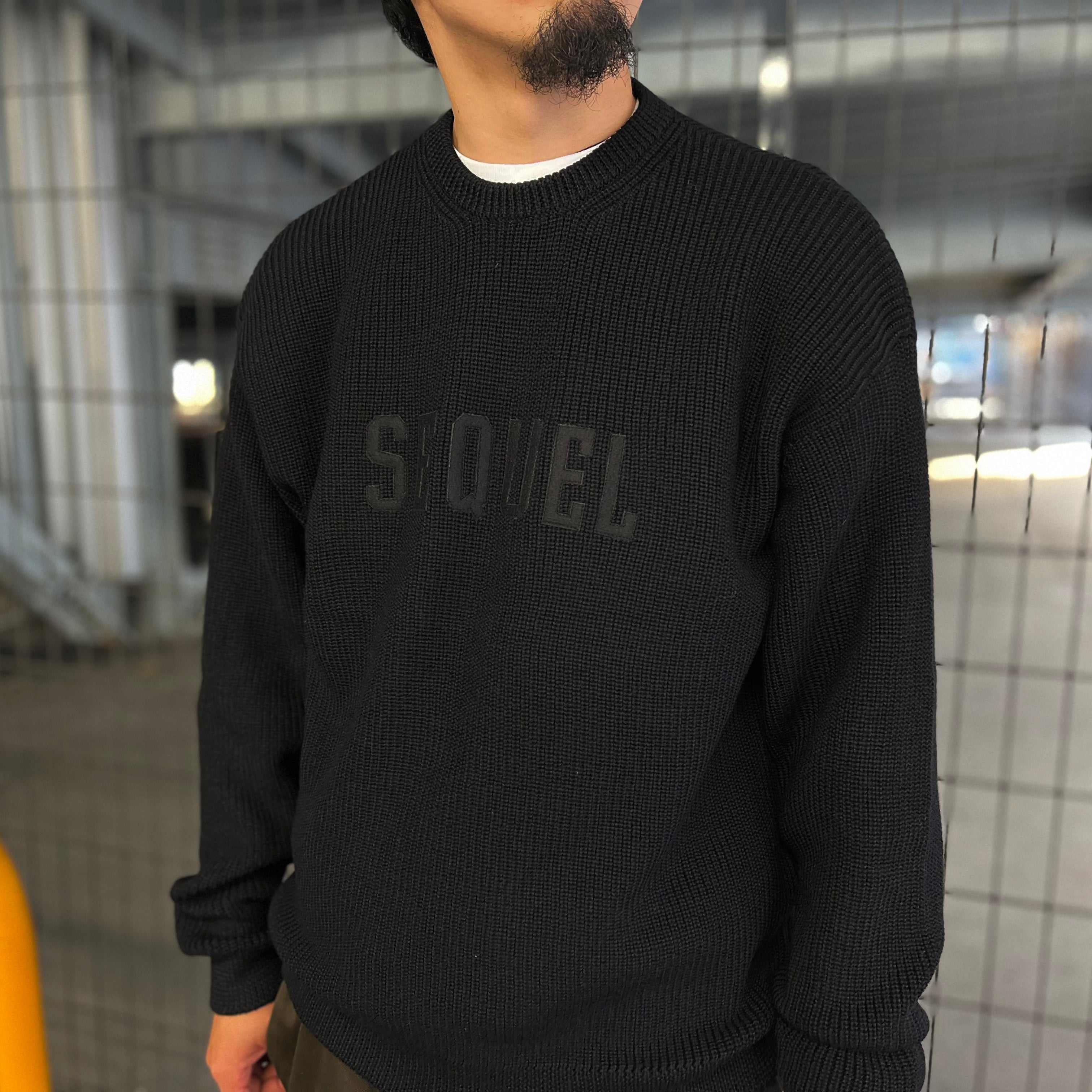 SEQUEL / LOW GAUGE CREW NECK KNIT (SQ-23AW-KN-04)