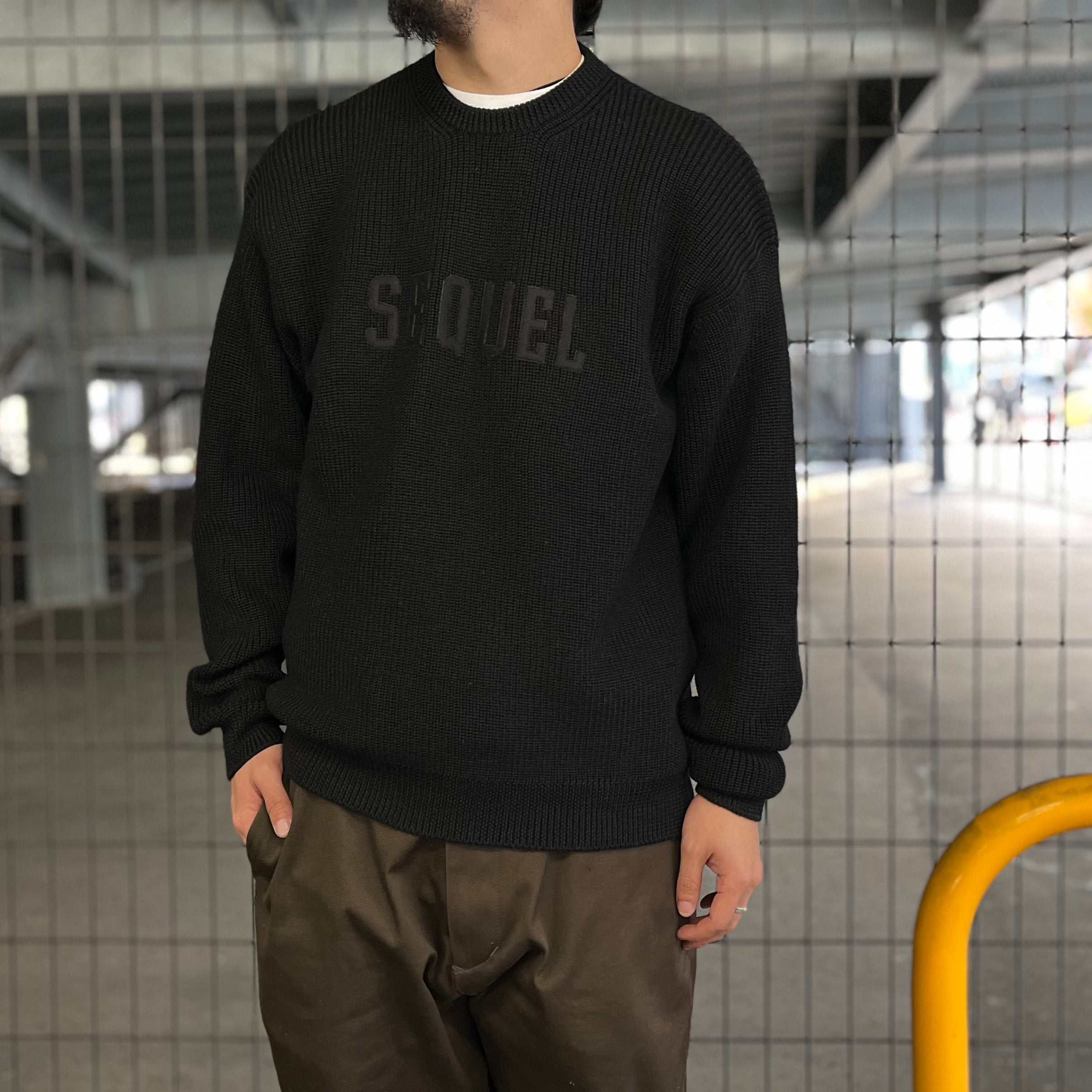 SEQUEL / LOW GAUGE CREW NECK KNIT (SQ-23AW-KN-04)