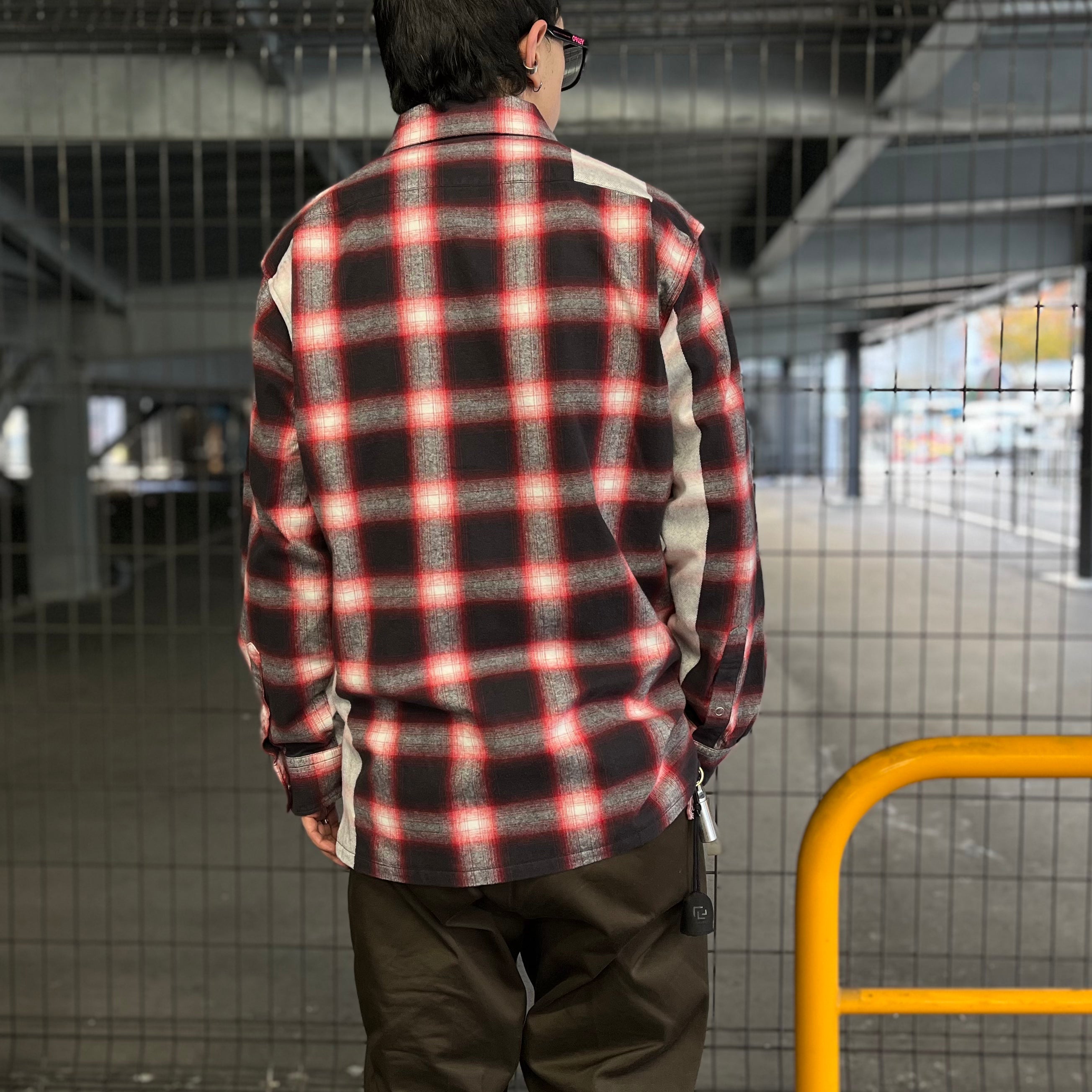 SEQUEL / LINE NEL CHECK SHIRT (SQ-23AW-SH-03)