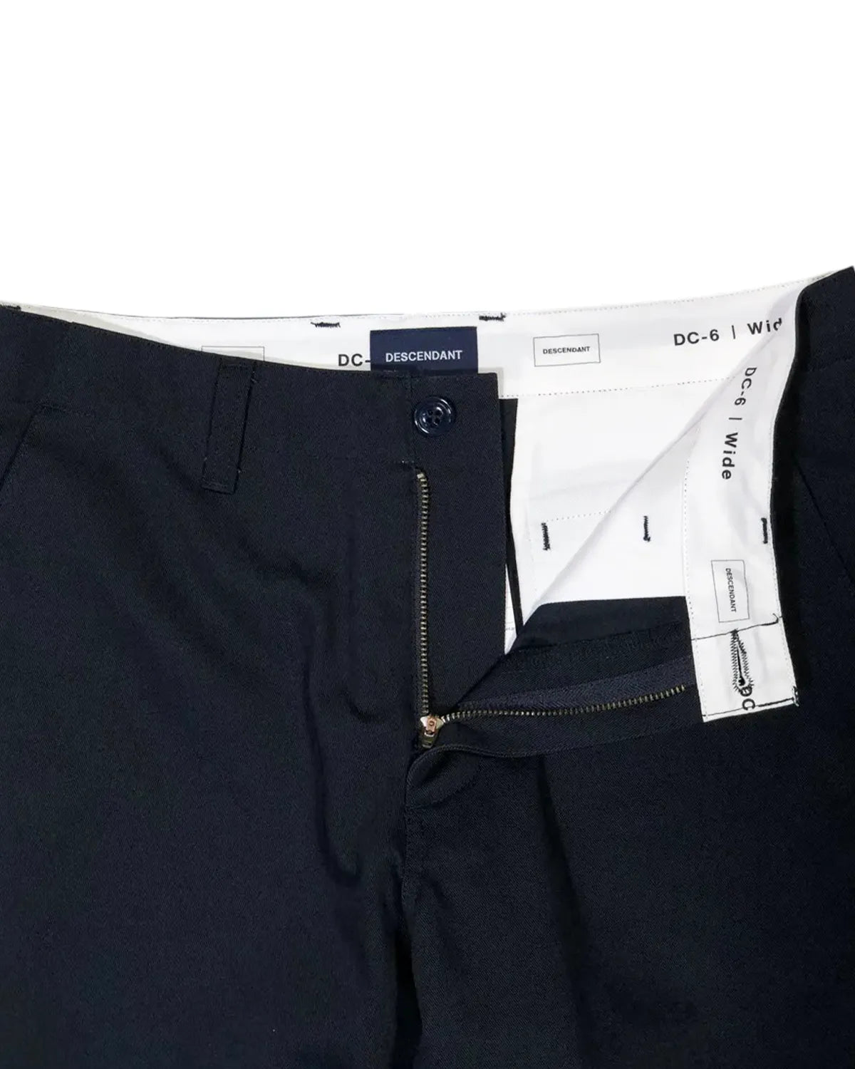 DESCENDANT / DC-6 ORGANIC COTTON TWILL TROUSERS (252WVDS-PTM01)