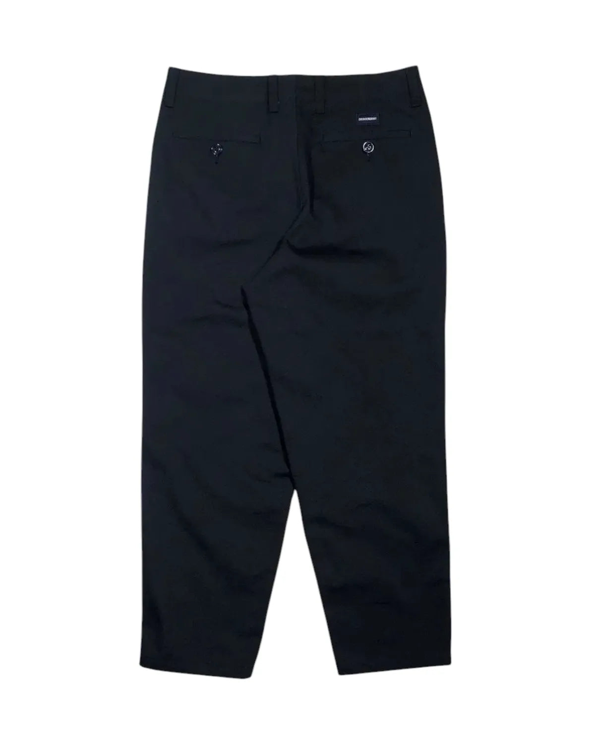 DESCENDANT / DC-6 ORGANIC COTTON TWILL TROUSERS (252WVDS-PTM01)