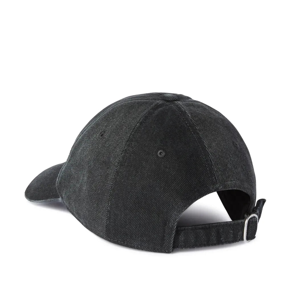 Off-White™ / DISTRESSED DENIM BASEBALL CAP (OMLF24-RTW0364)