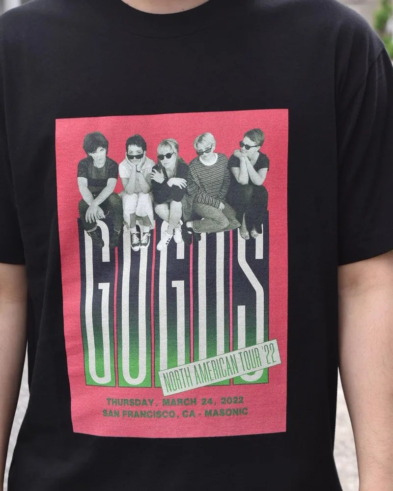 MINEDENIM  / GO-GO'S "NORTH AMERICAN TOUR" Print Crew Neck T-SHIRTS (MND-UMJ002)　