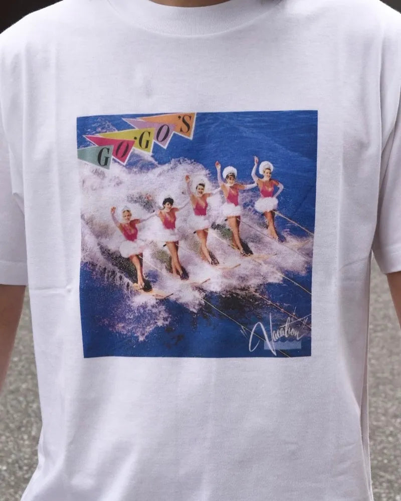 MINEDENIM  / GO-GO'S "Vacation" Print Crew Neck T-SHIRTS (MND-UMJ001)