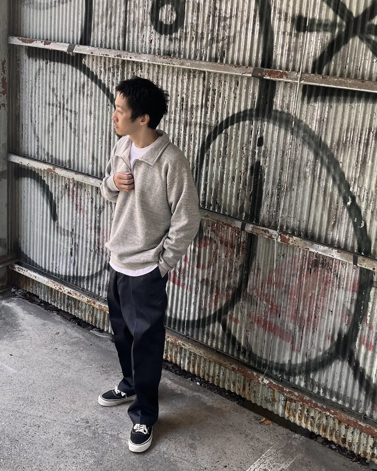 SEQUEL / HALF ZIP SWEAT (SQ-26AW-CS-01)