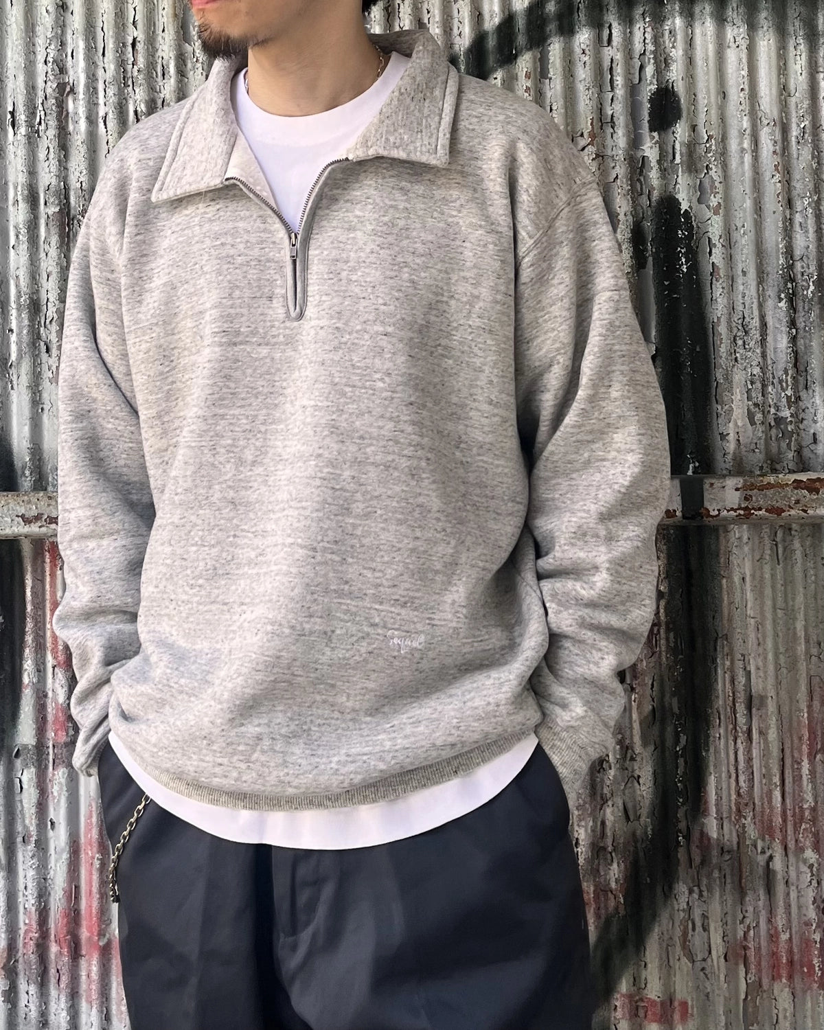 SEQUEL / HALF ZIP SWEAT (SQ-26AW-CS-01)
