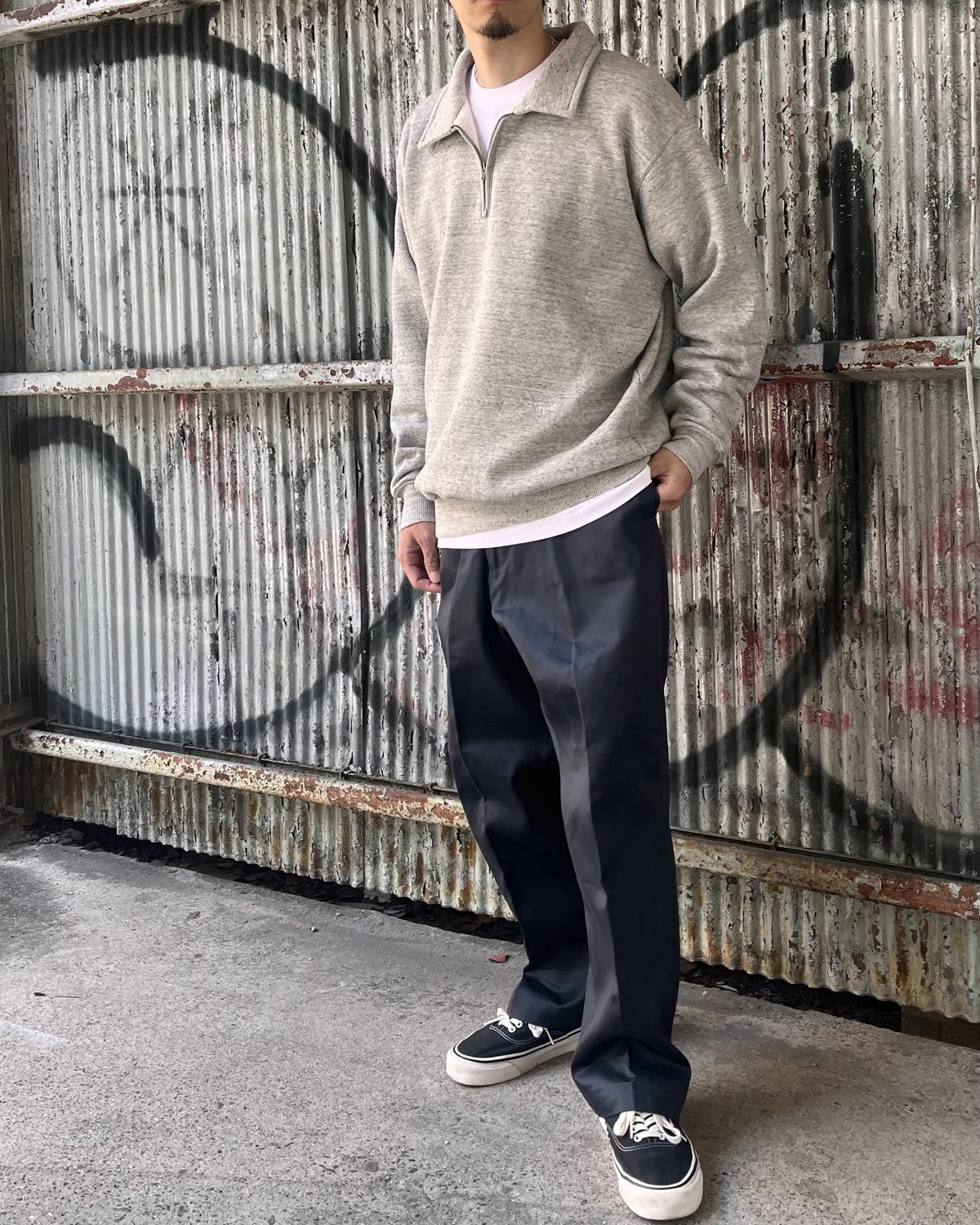 SEQUEL / HALF ZIP SWEAT (SQ-26AW-CS-01)