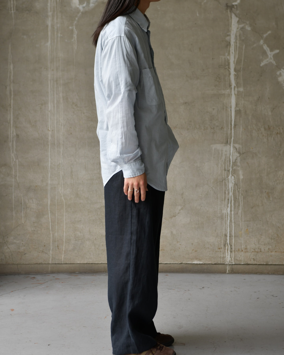 MARKAWARE / Organic Cotton 90/1 Loan / Two Pocket Work Shirt (A26A23SH02C)