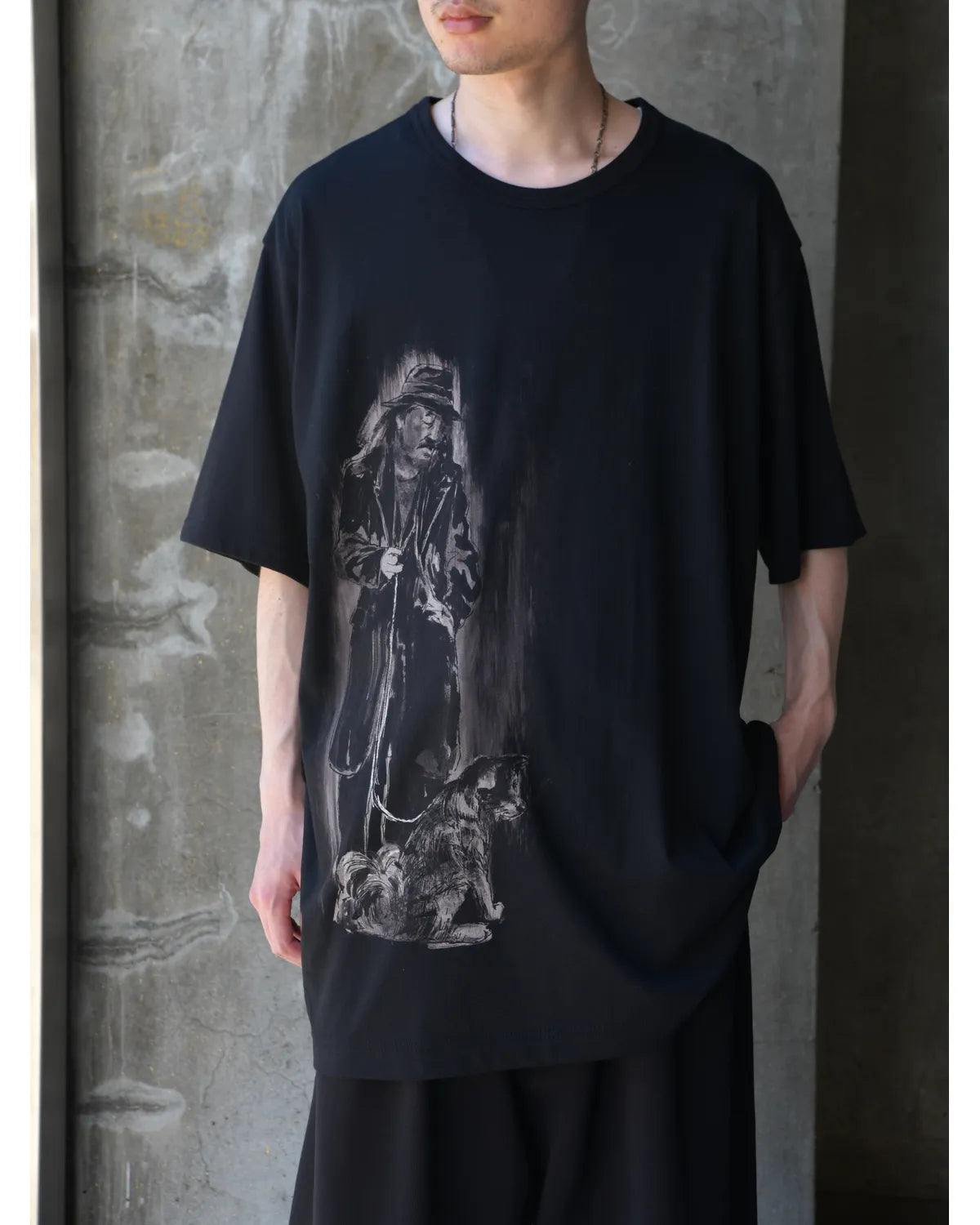 YOHJI YAMAMOTO / T-SHIRT (HW-T71-090-1A26)