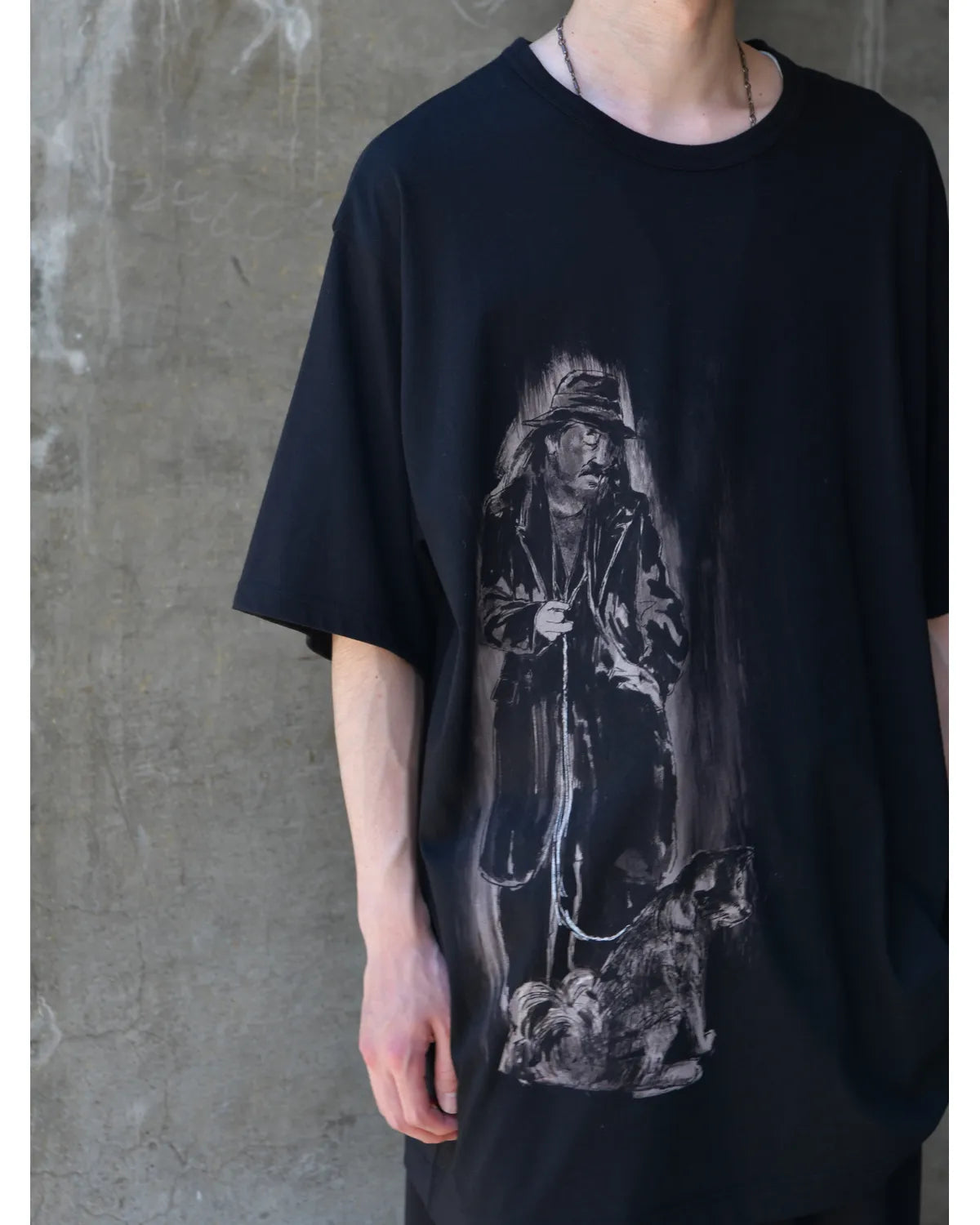 YOHJI YAMAMOTO / T-SHIRT (HW-T71-090-1A26)