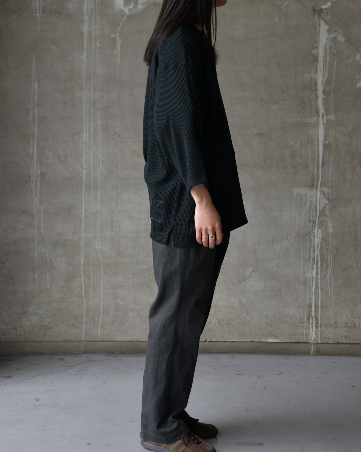 NONNATIVE / COACH Q/S V-NECK TEE POLY MESH POLARTEC® POWER DRY® (NN-C4805)
