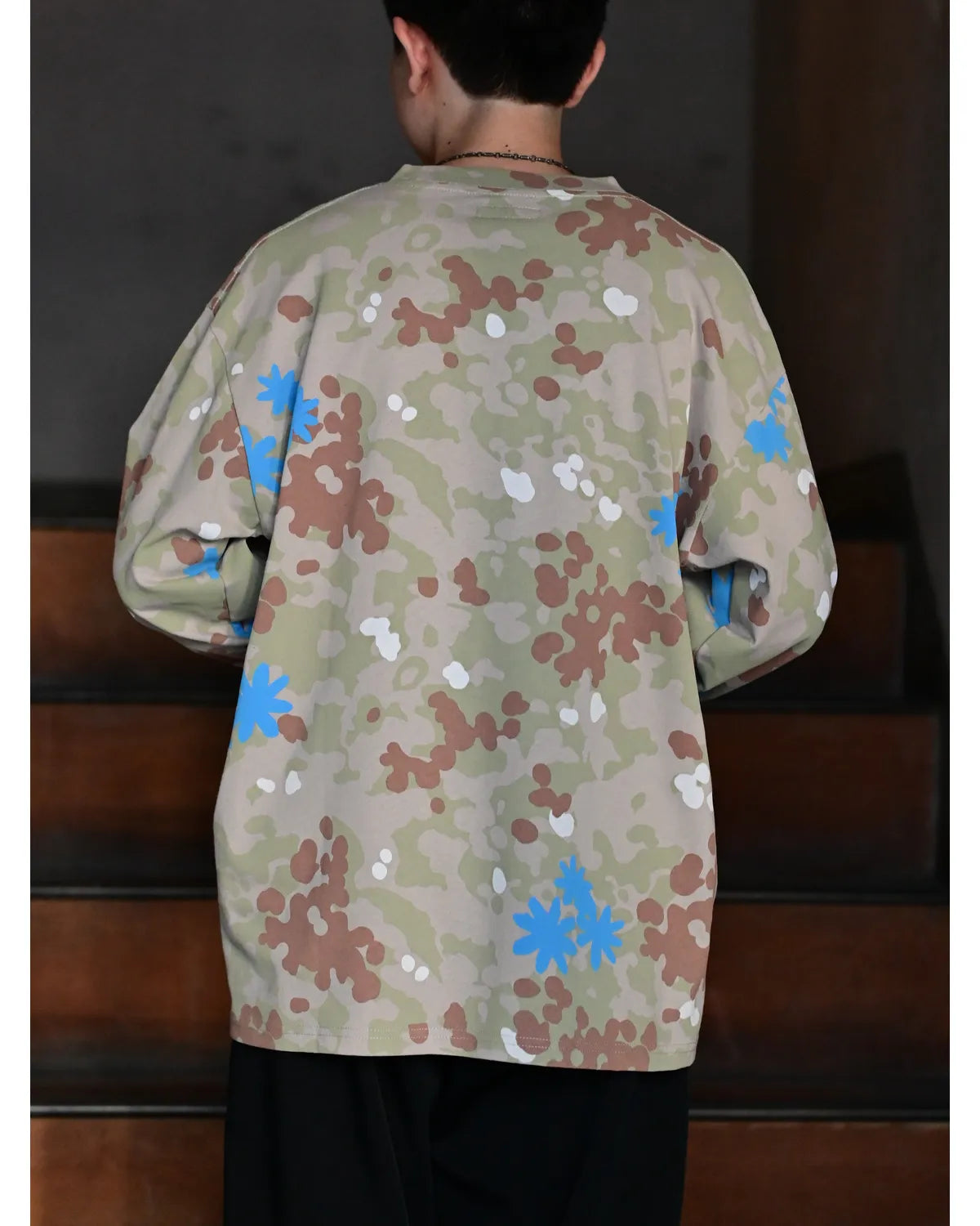 ECSTATIC RESEARCH / CAMO L/S T-SHIRT (EC0031-0105)