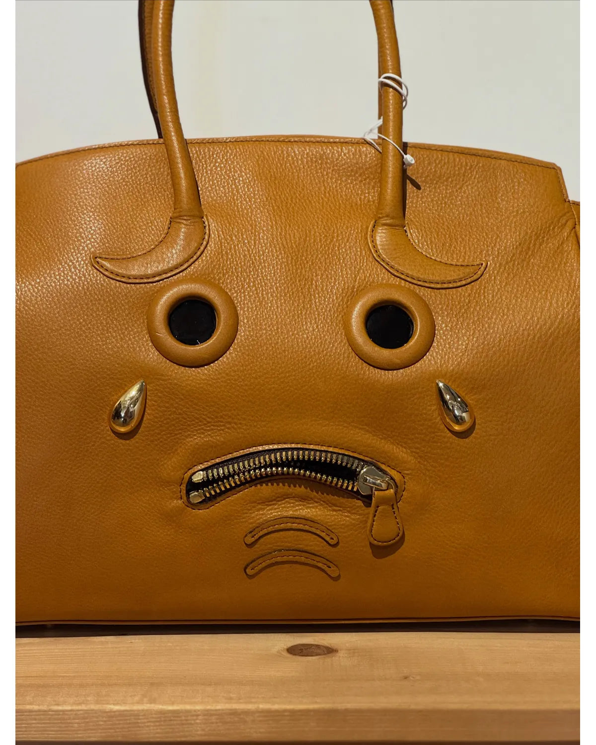 doublet / PLEADING EMOJI LEATHER BAG (26AW73BG87)