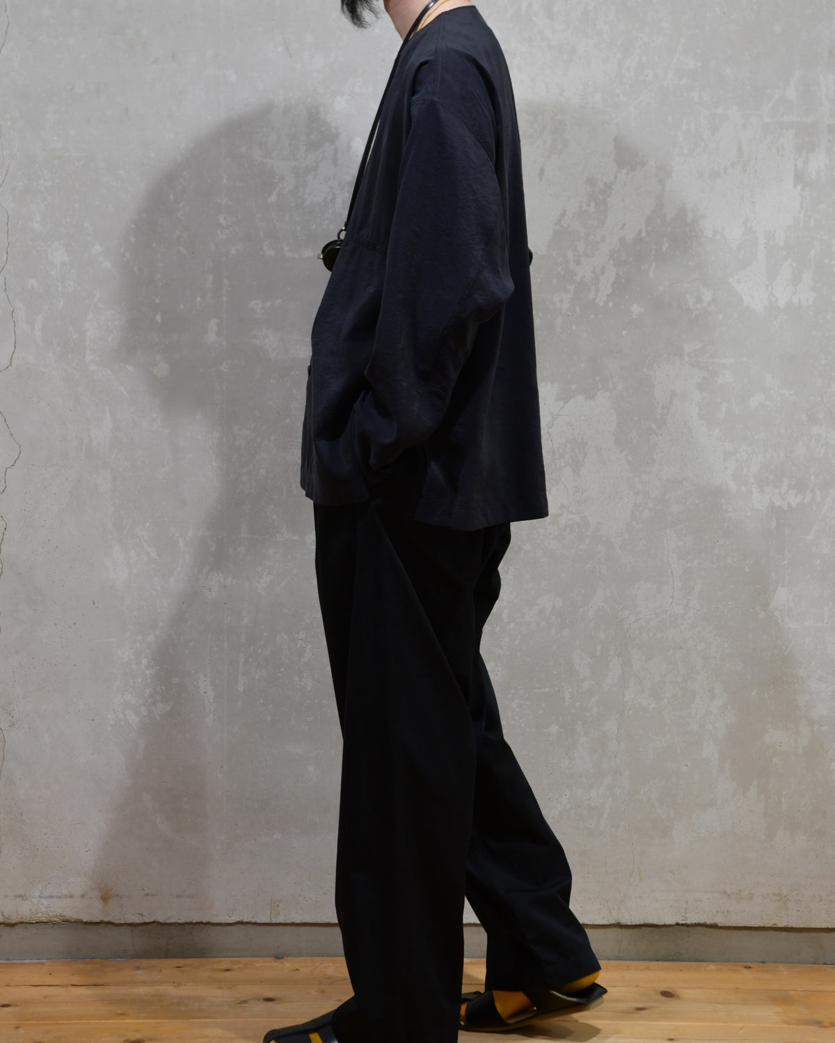LEMAIRE / V-NECK SHIRT (SH1235 LF1308)