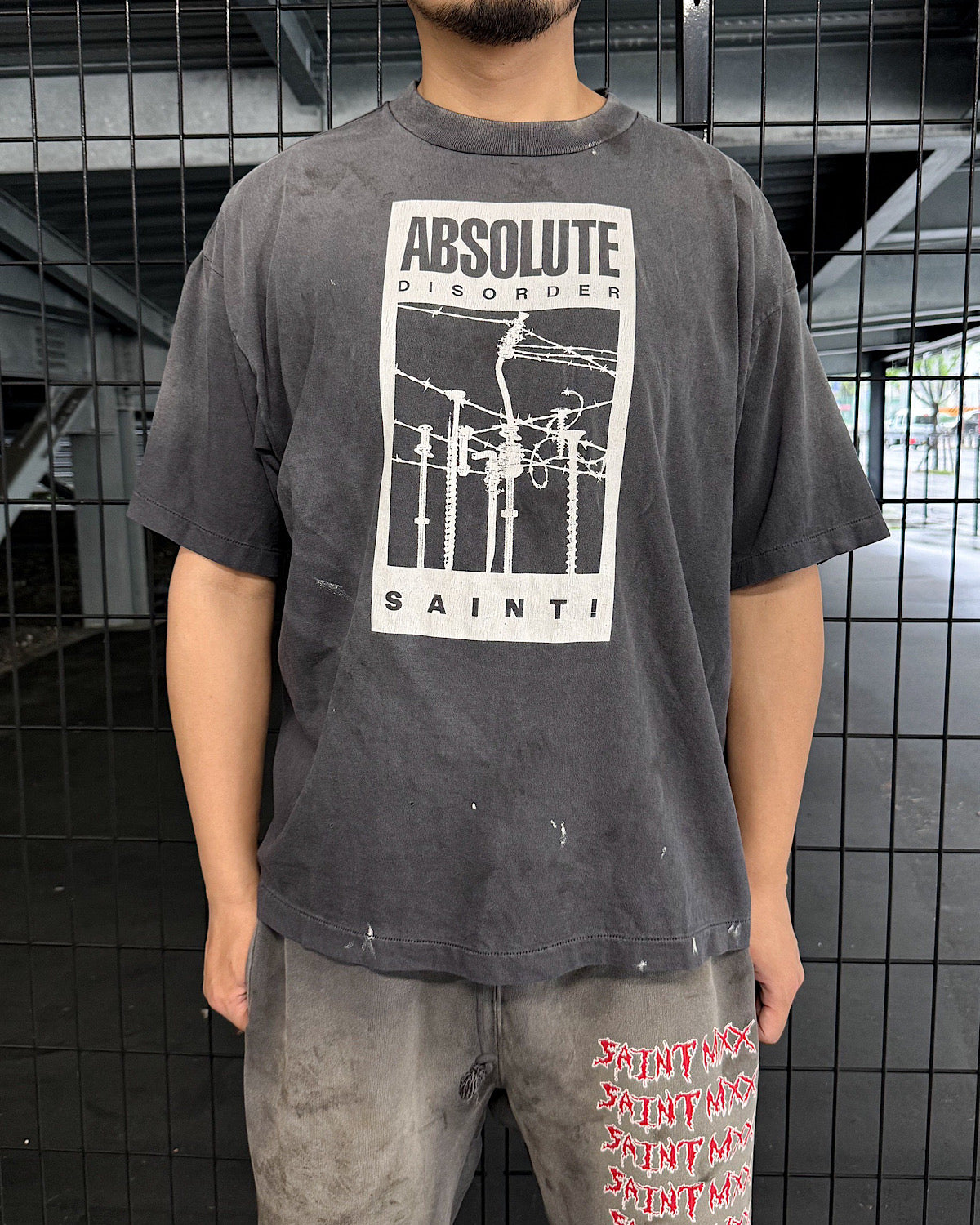 ©︎SAINT Mxxxxxx × KOSUKE KAWAMURA / KK_SS T-SHIRT / ABSOLUTE (SM-MK8-0000-C07)