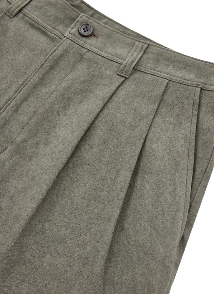 ALWAYS OUT OF STOCK / TWO TUCK CANVAS SHORTS (HA-024106217)