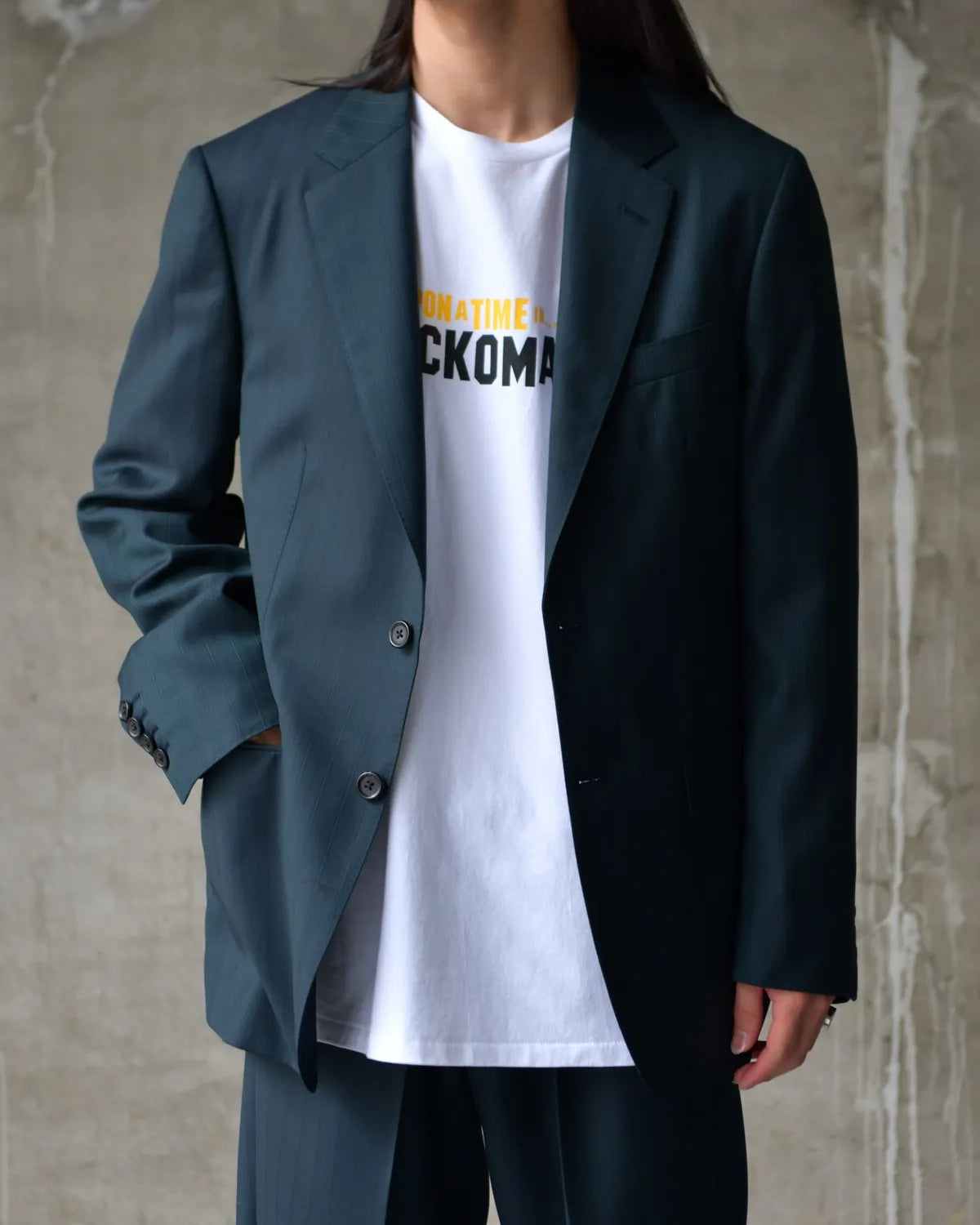 WACKOMARIA × DORMEUIL セットアップ Mサイズ スーツ WACKO MARIA(ワコマリア) × DORMEUIL / SINGLE BREASTED JACKET -TYPE