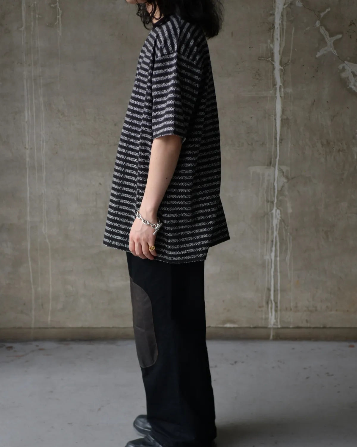 COOTIE PRODUCTIONS® / Supima Jacquard Border S/S Tee (CTE-26S330)