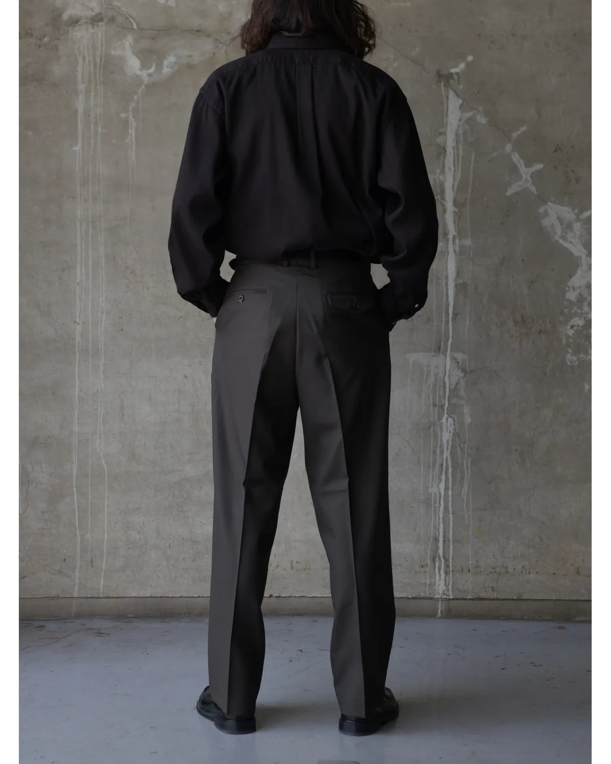 MARKAWARE / Polwarth Tropical / Double Pleated Trousers (A26C01PT02C)