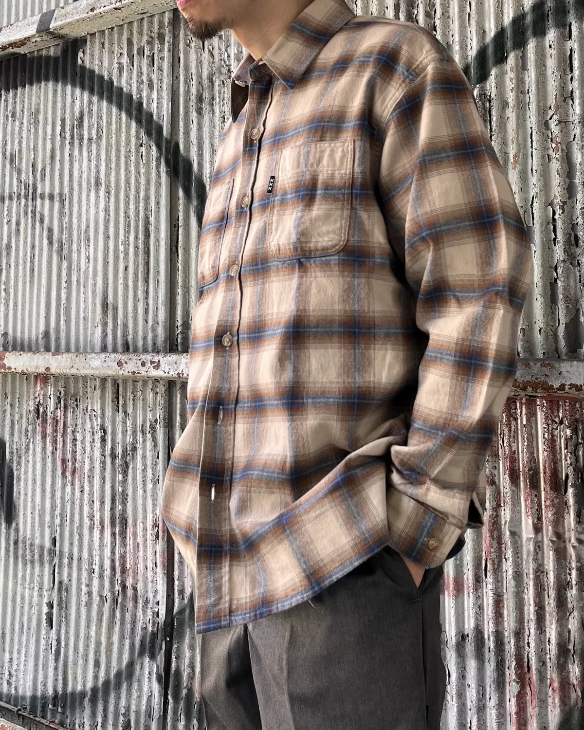GOD SELECTION XXX / Classic Plaid Shirt (GX-A27-SH-01)