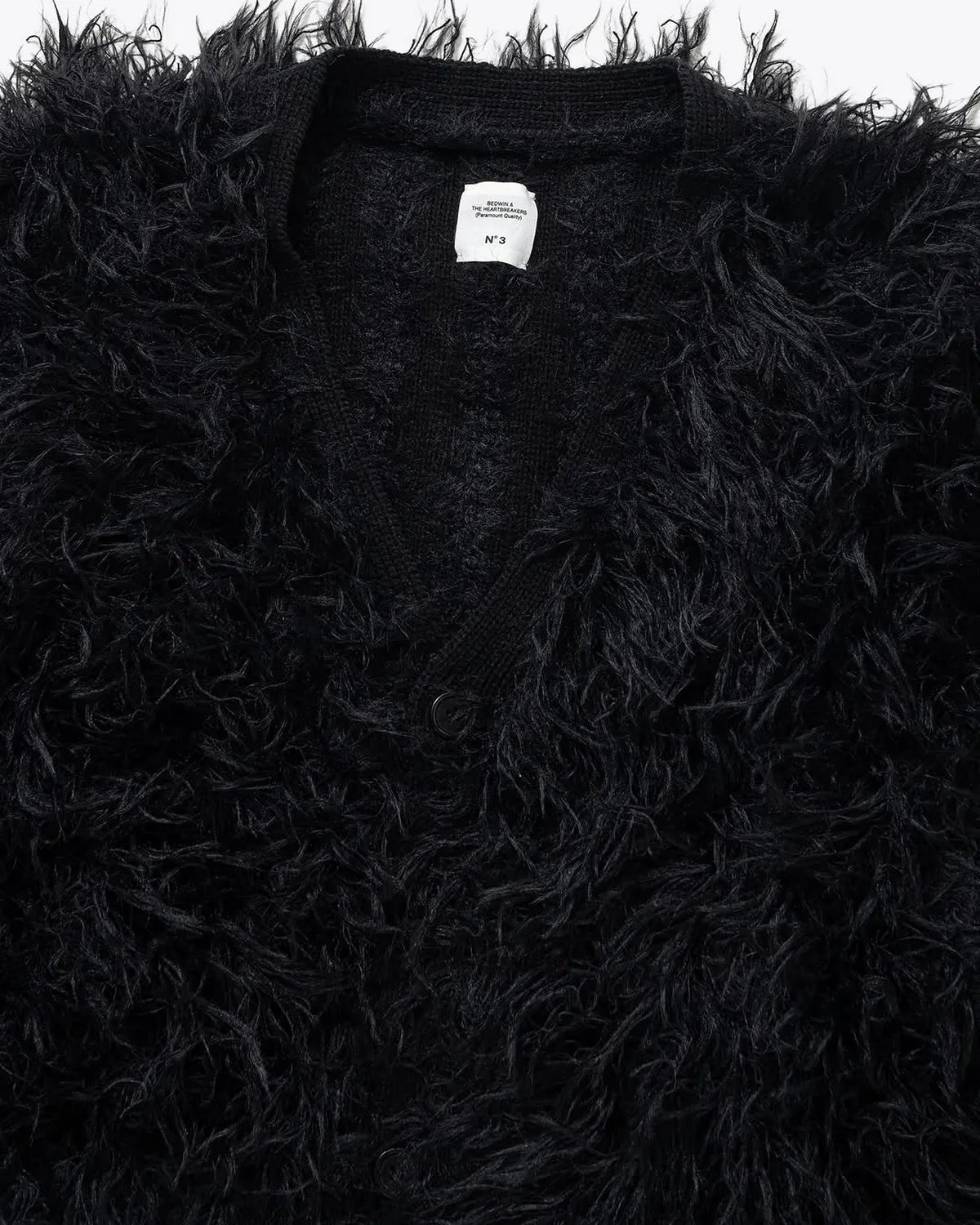BEDWIN & THE HEARTBREAKERS / LONG HAIR MOHAIR CARDIGAN "CHEWBACC" (25AB3194)