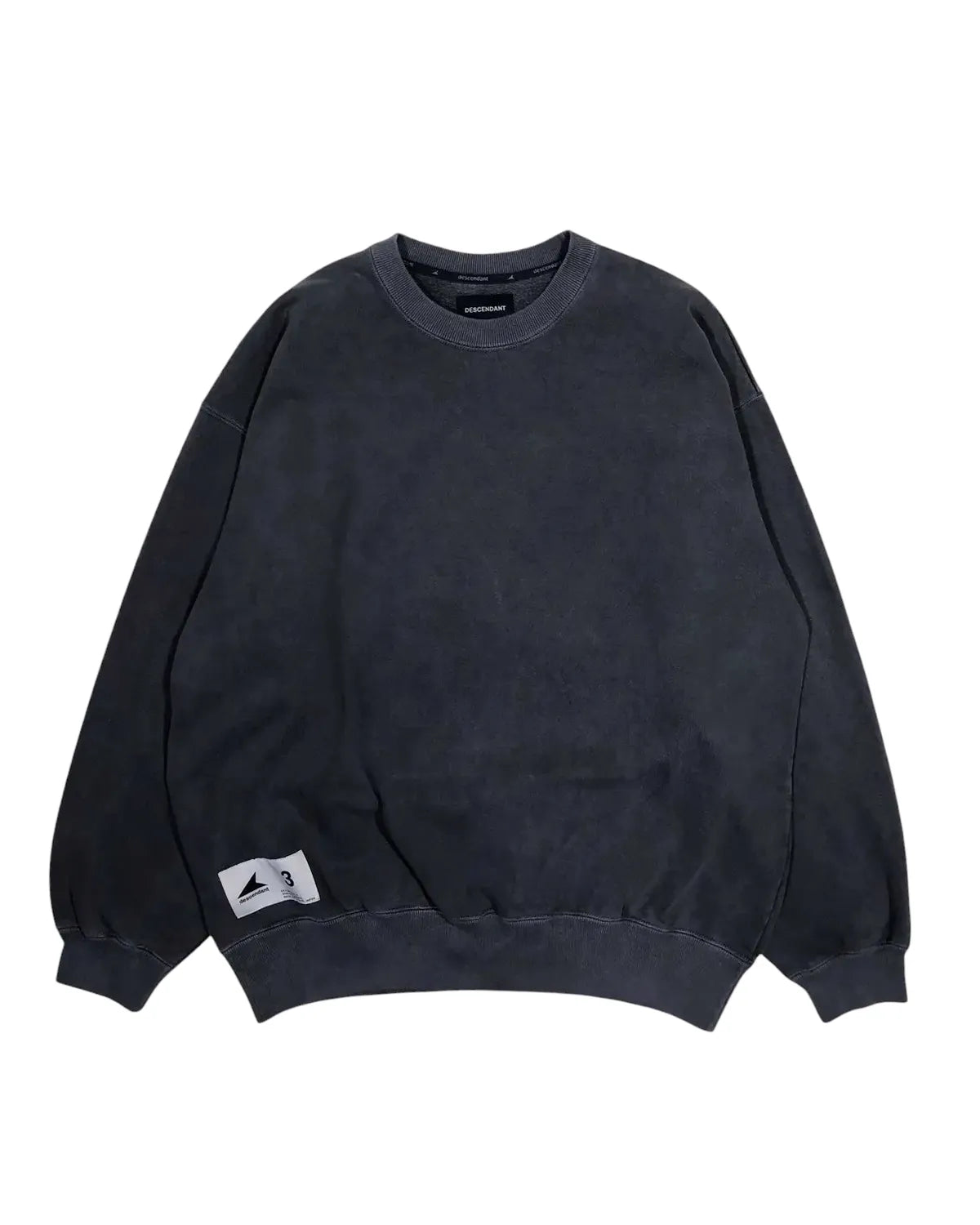 DESCENDANT / CETUS CREW NECK PIGMENT DYE (252ATDS-CSM15)