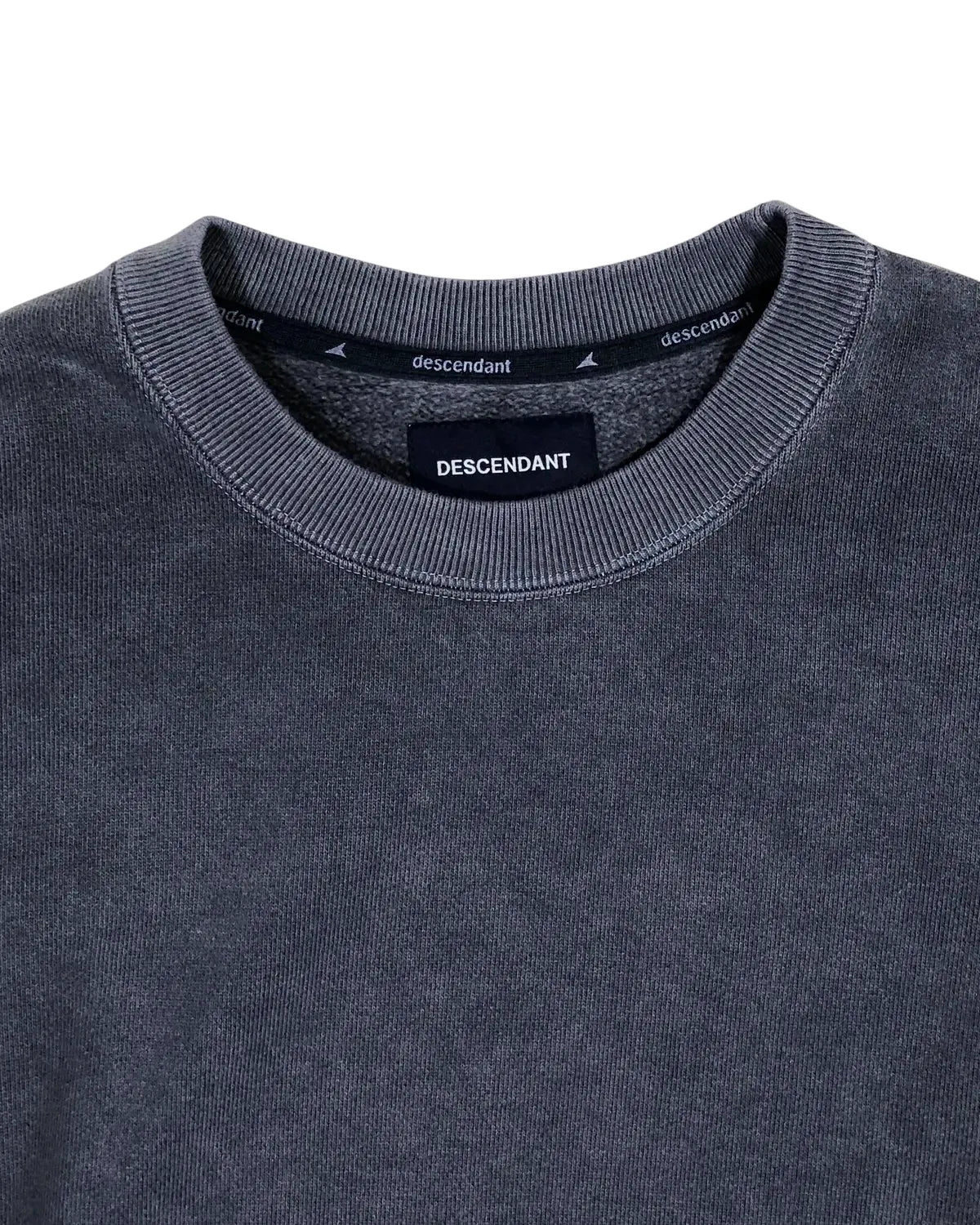DESCENDANT / CETUS CREW NECK PIGMENT DYE (252ATDS-CSM15)