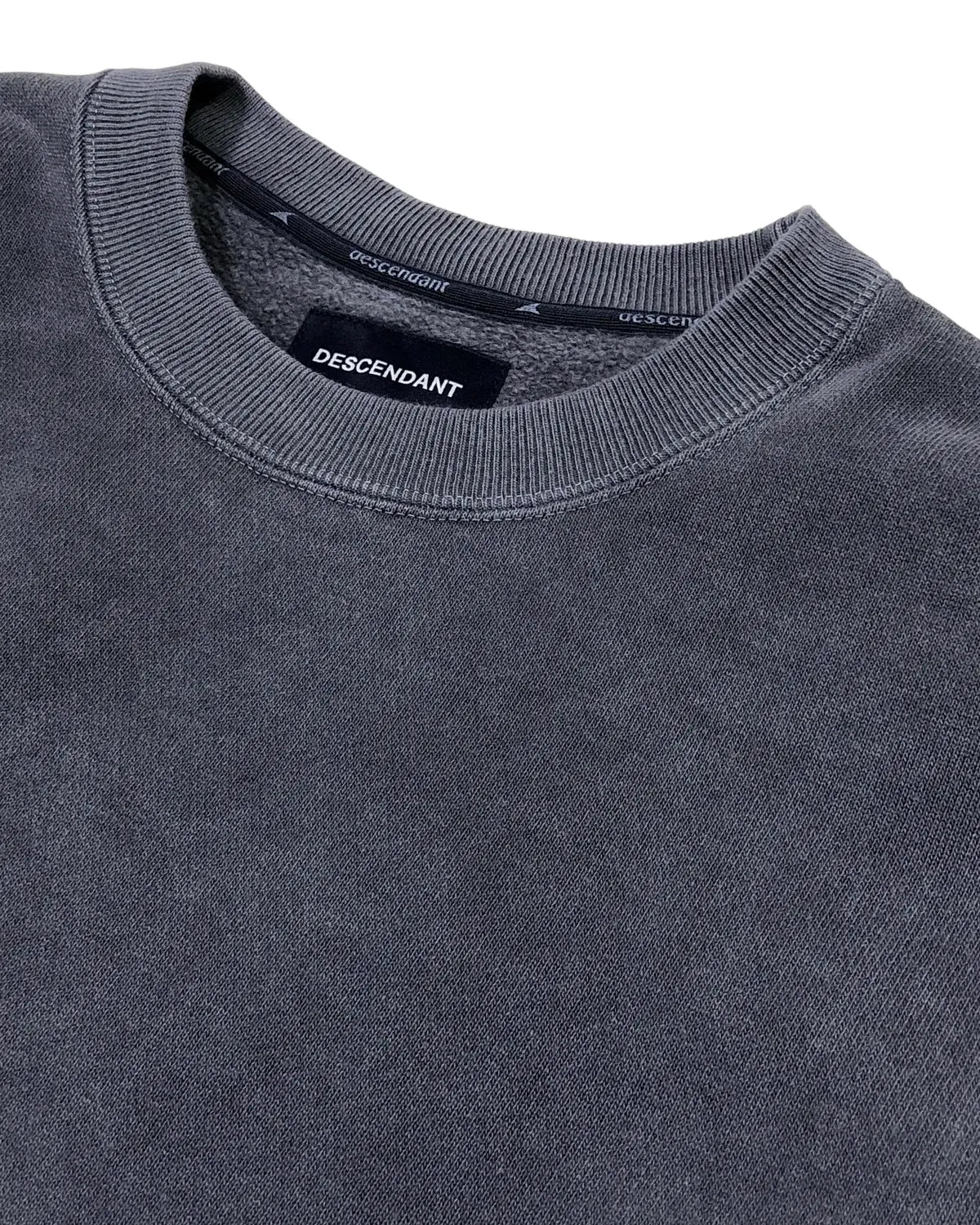 DESCENDANT / CETUS CREW NECK PIGMENT DYE (252ATDS-CSM15)