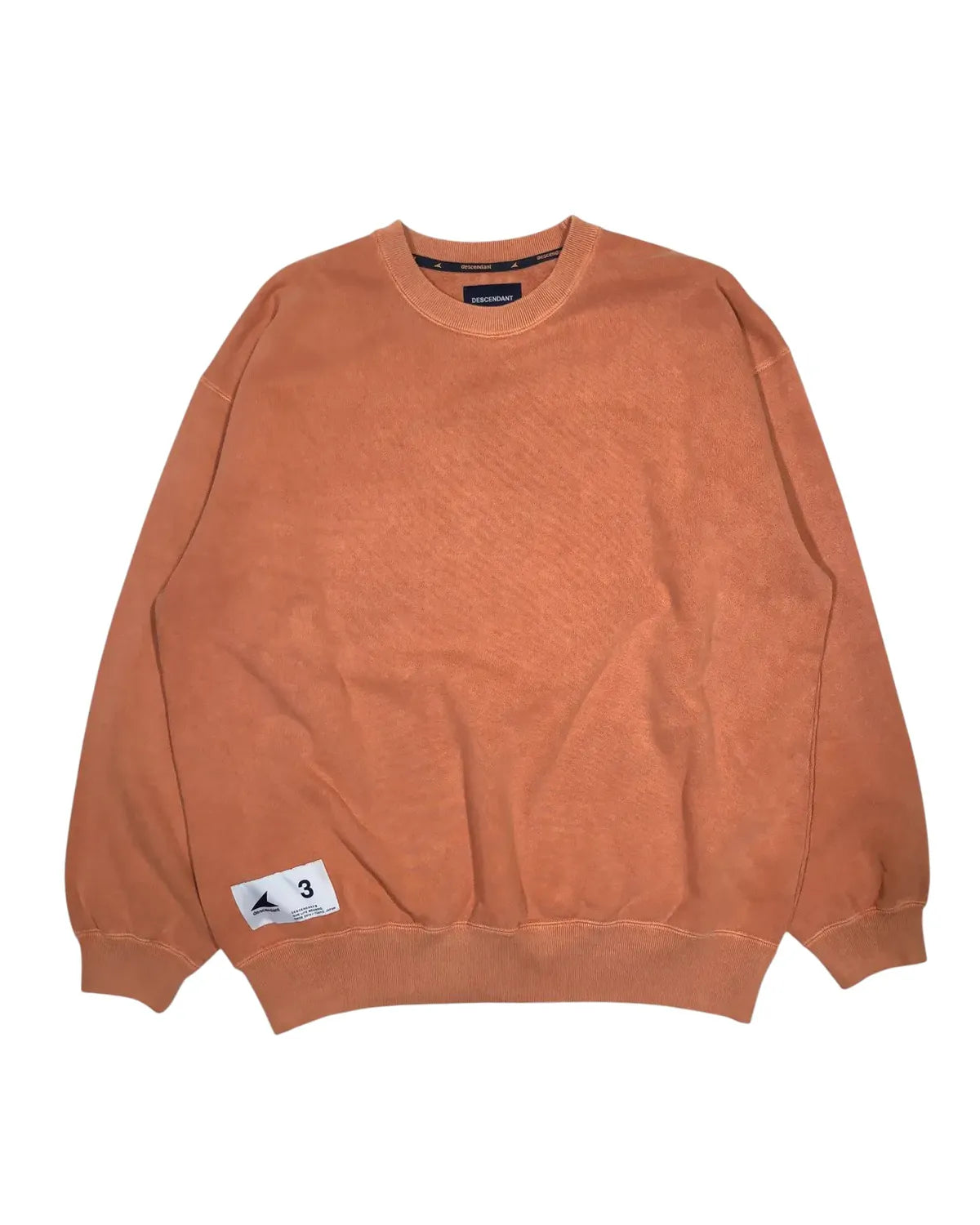 DESCENDANT / CETUS CREW NECK PIGMENT DYE (252ATDS-CSM15)