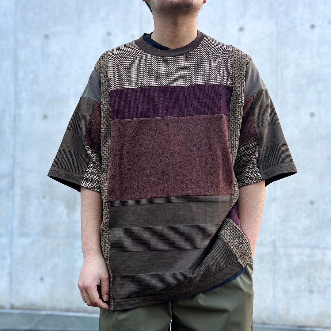 White Mountaineering  / PATCHWORK T-SHIRT