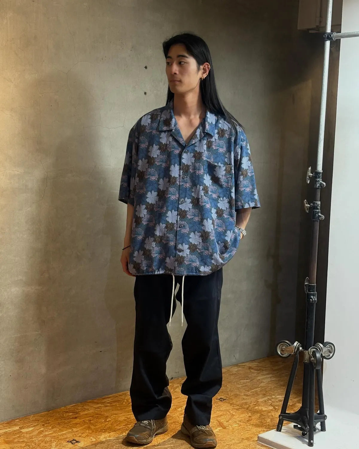 nanamica / NANALOHA S/S Shirt (S26SG065)