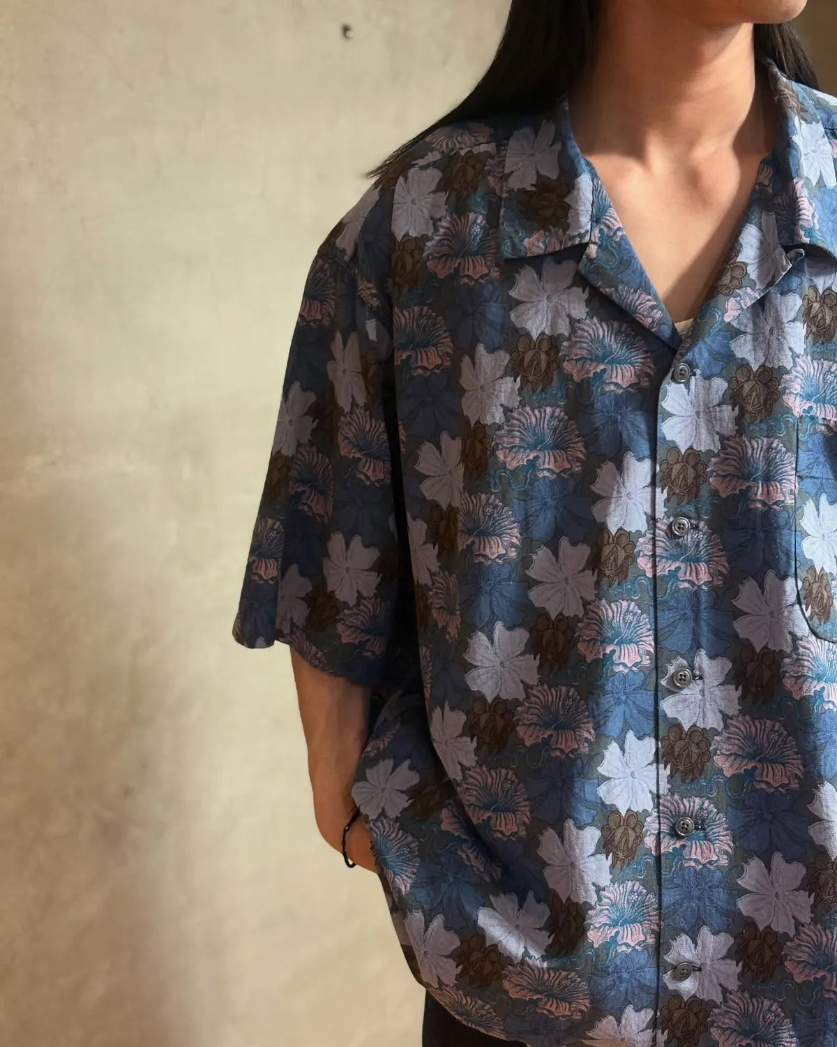 nanamica / NANALOHA S/S Shirt (S26SG065)