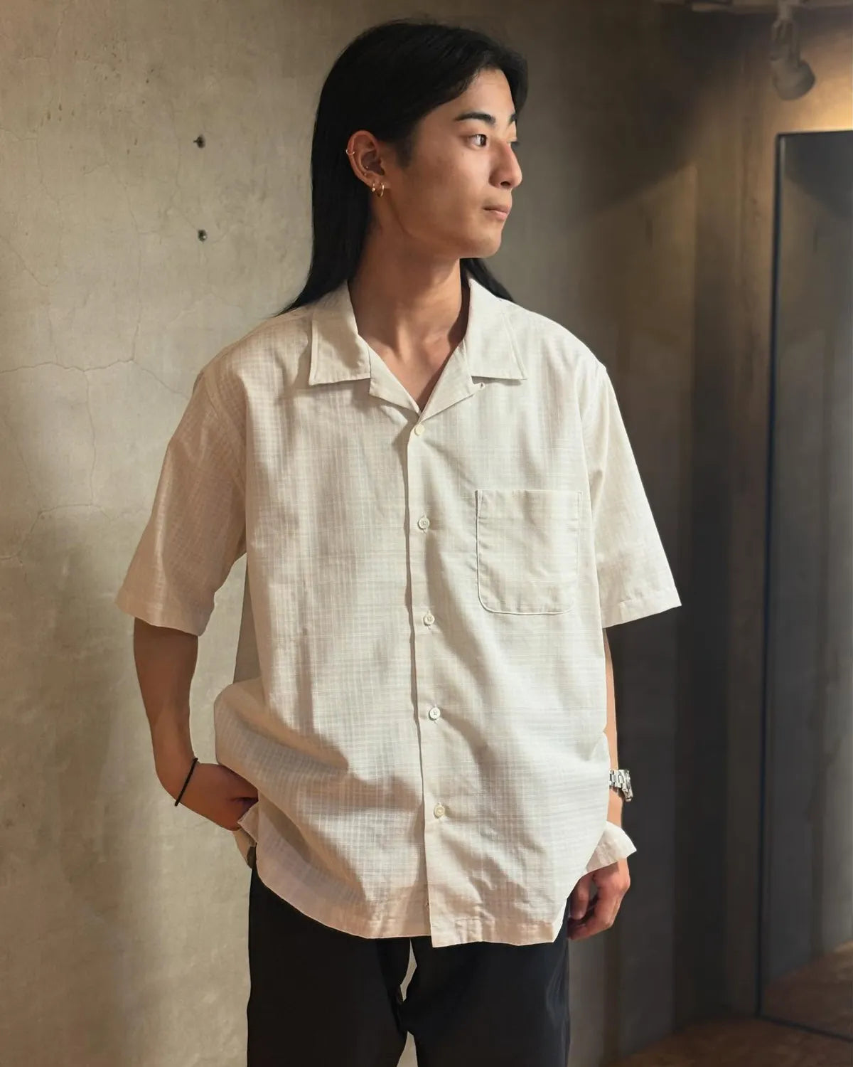 nanamica (ナナミカ) / Open Collar Panama S/S Shirt | 公式通販 JACK
