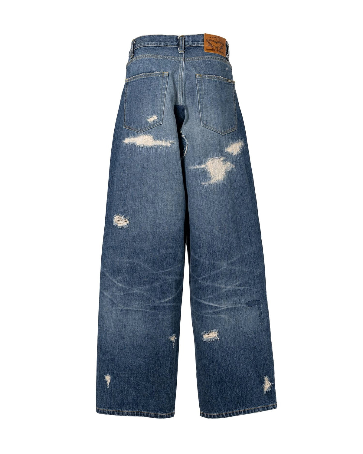 KAMIYA / BORO Super Baggy Denim Pants (G15PT050)
