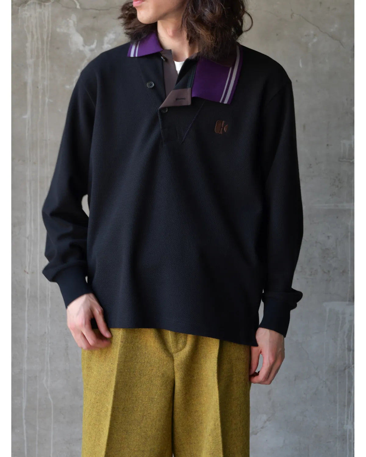 kolor / L/S POLO (26WCM-T12207)