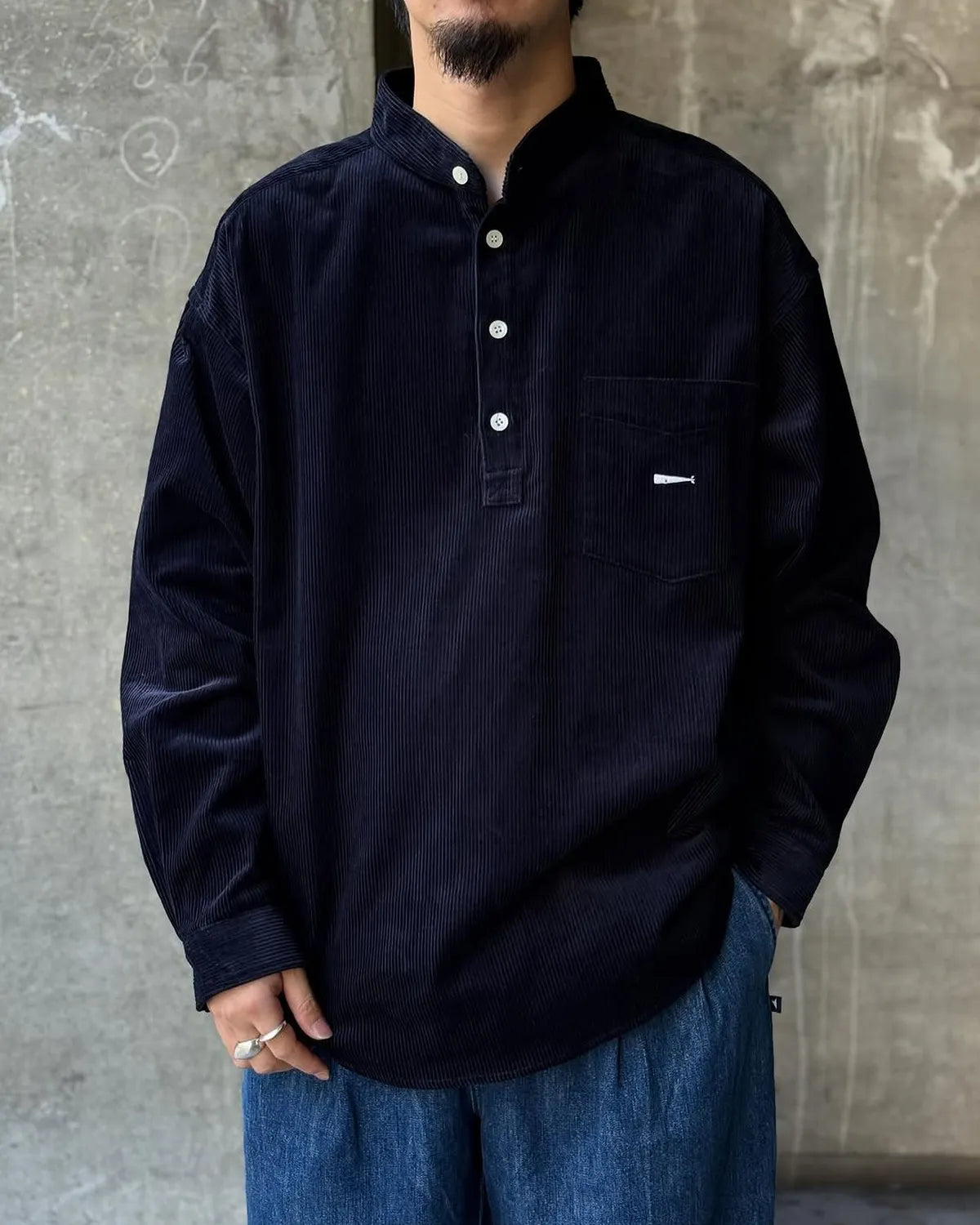DESCENDANT /  TETTY CORDUROY LS SHIRT (252CPDS-SHM04)