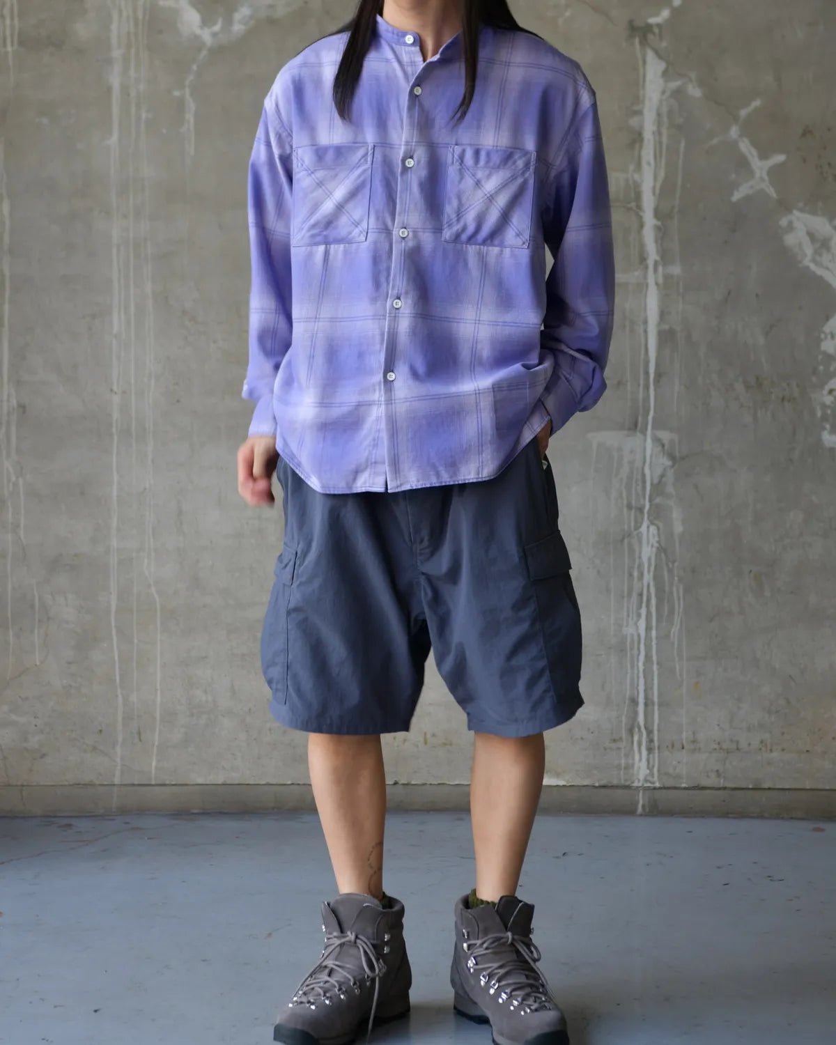 NONNATIVE / TROOPER 6P SHORTS NYLON OXFORD PIGMENT DYE (NN-P4831)
