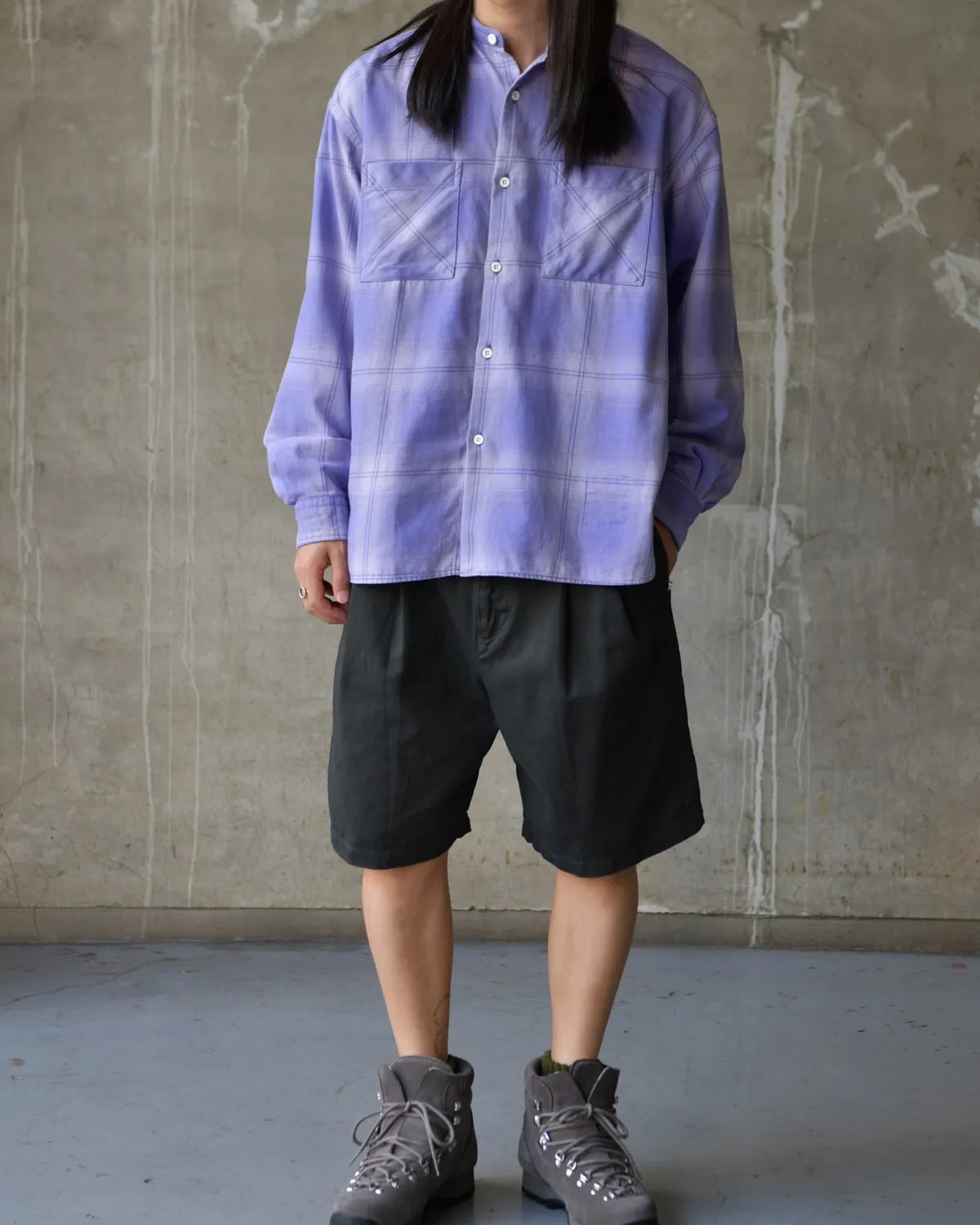 NONNATIVE / OFFICER CHINO SHORTS COTTON TWILL PIGMENT DYE (NN-P4819)
