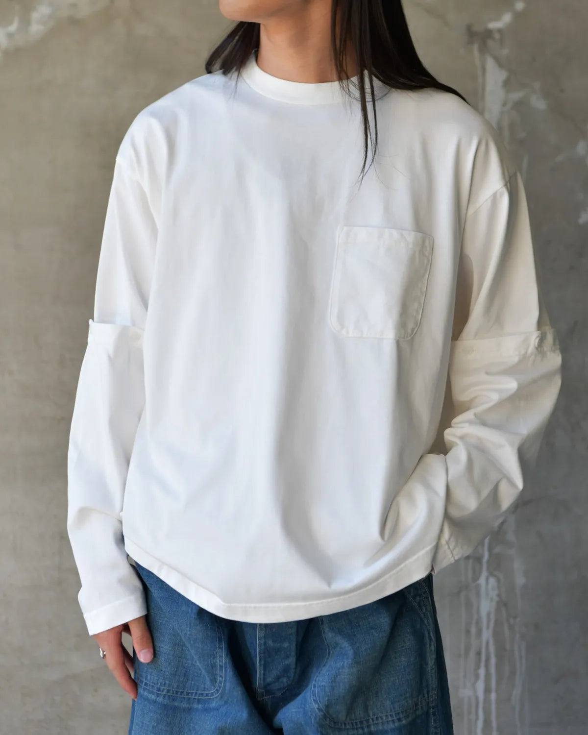 MODMNT / DETACHABLE L/S TEE (M2600-1L023F)