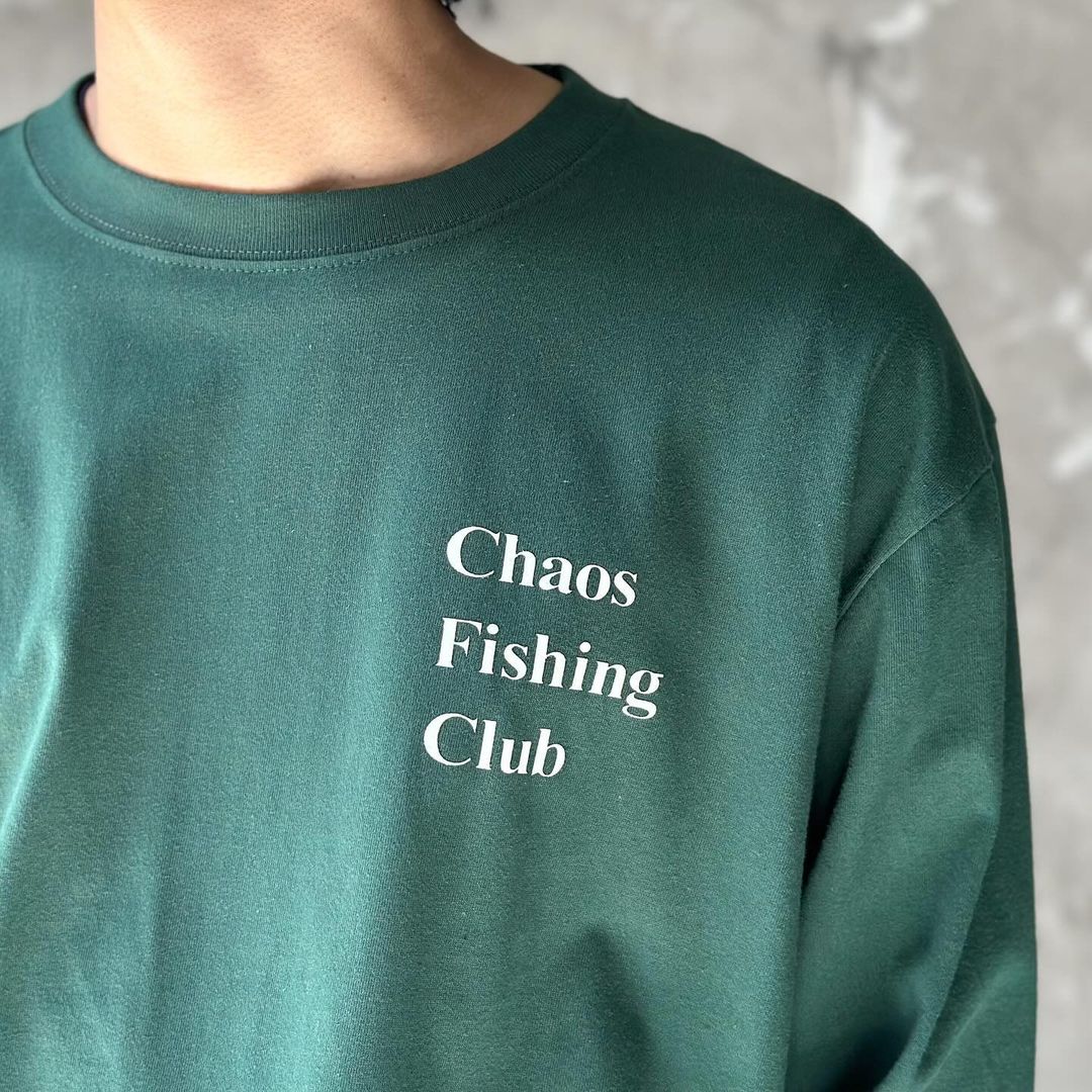 Chaos Fishing Club - LOGO L/S TEE - SHRED