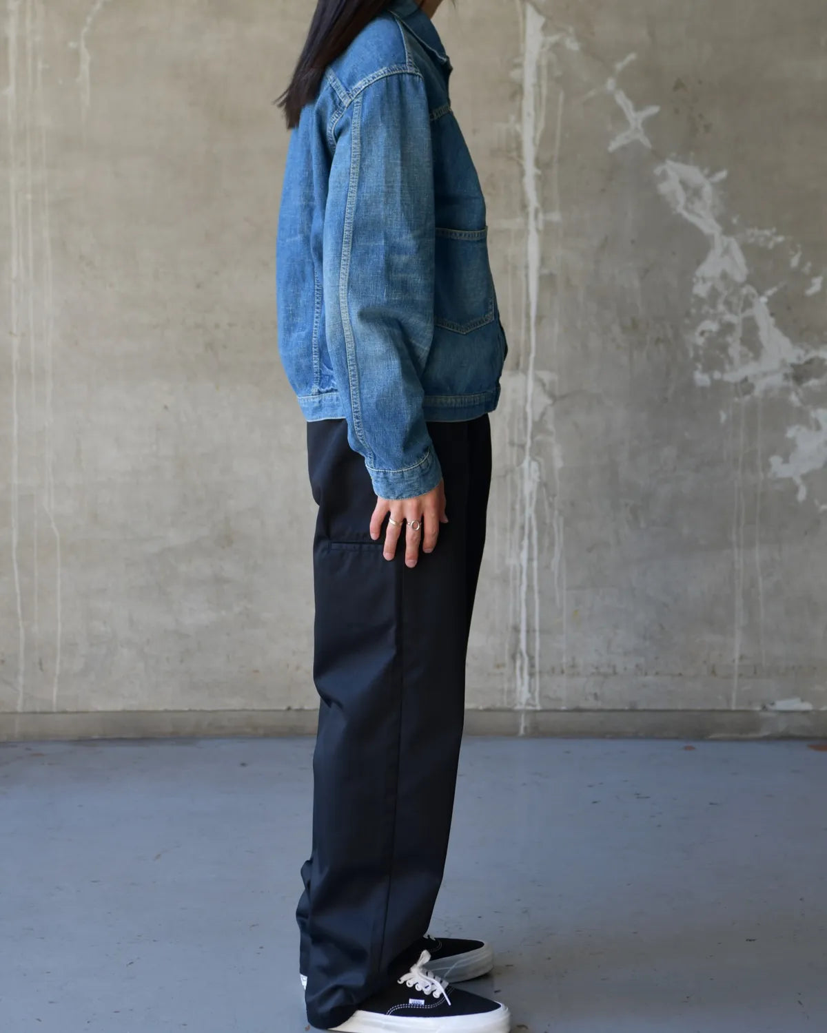 MINEDENIM  / Grainy Denim Zipup GJKT (2604-8002)