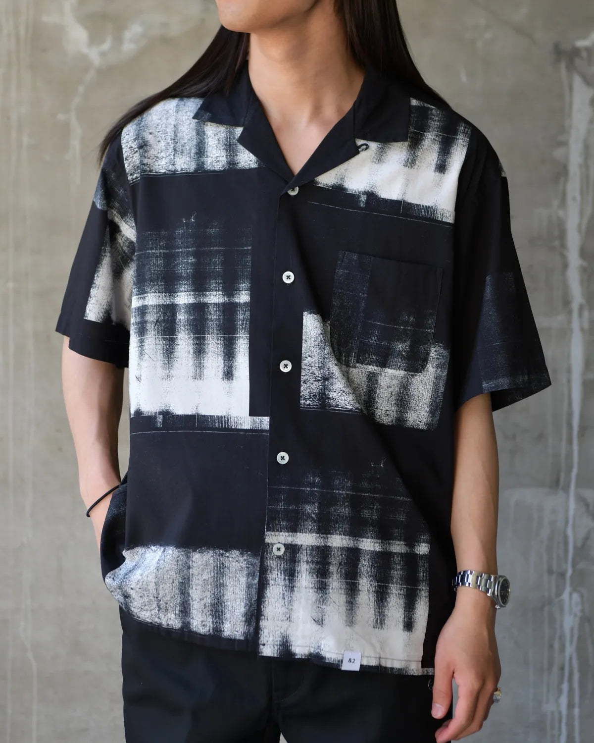 BEDWIN & THE HEARTBREAKERS / S/S NOISE ALOHA SHIRT "ROGERS" (26SB1761)