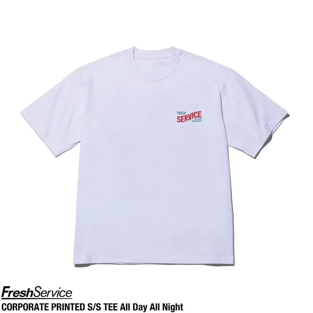 FreshService / CORPORATE PRINTED S/S TEE All Day All Night