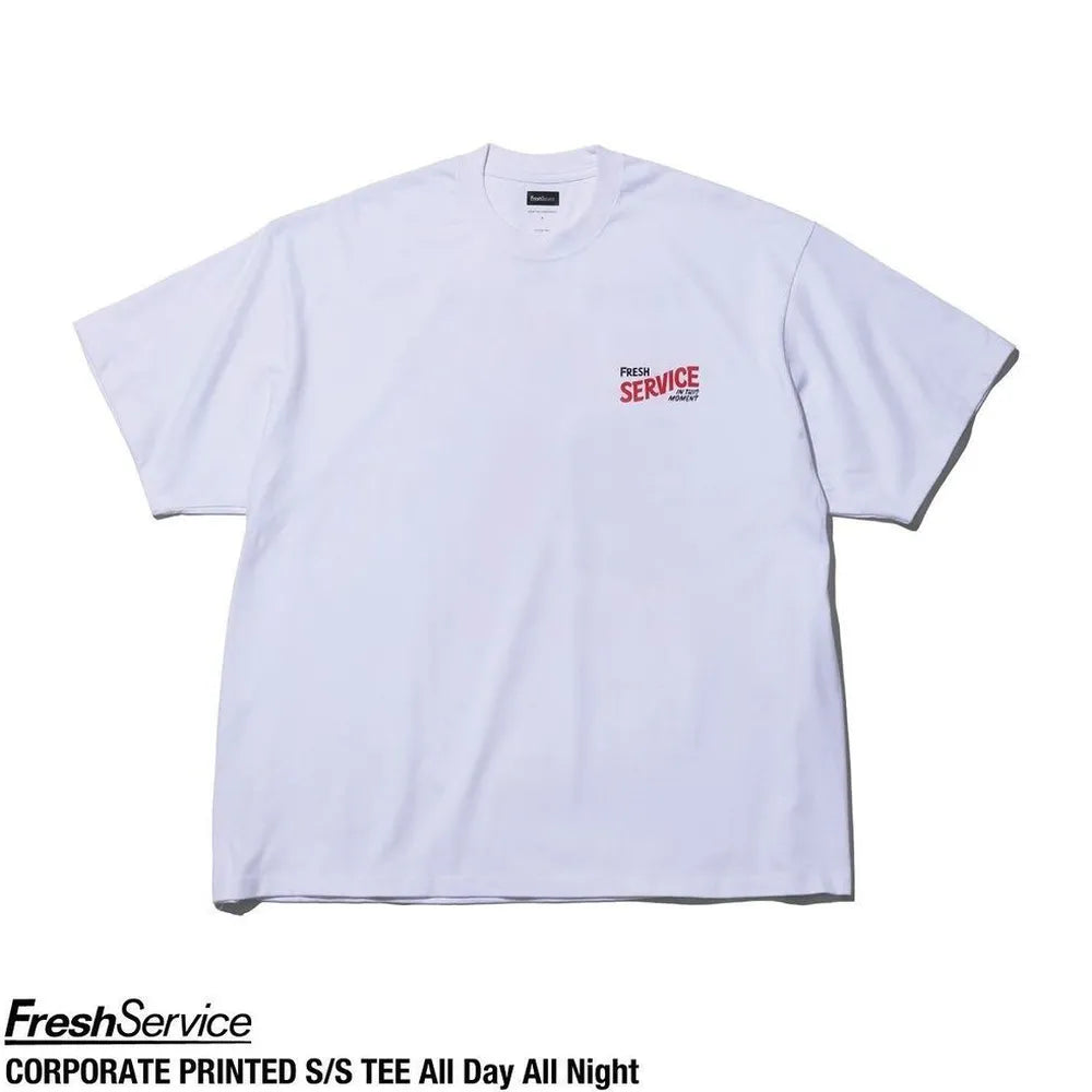 FreshService / CORPORATE PRINTED S/S TEE All Day All Night