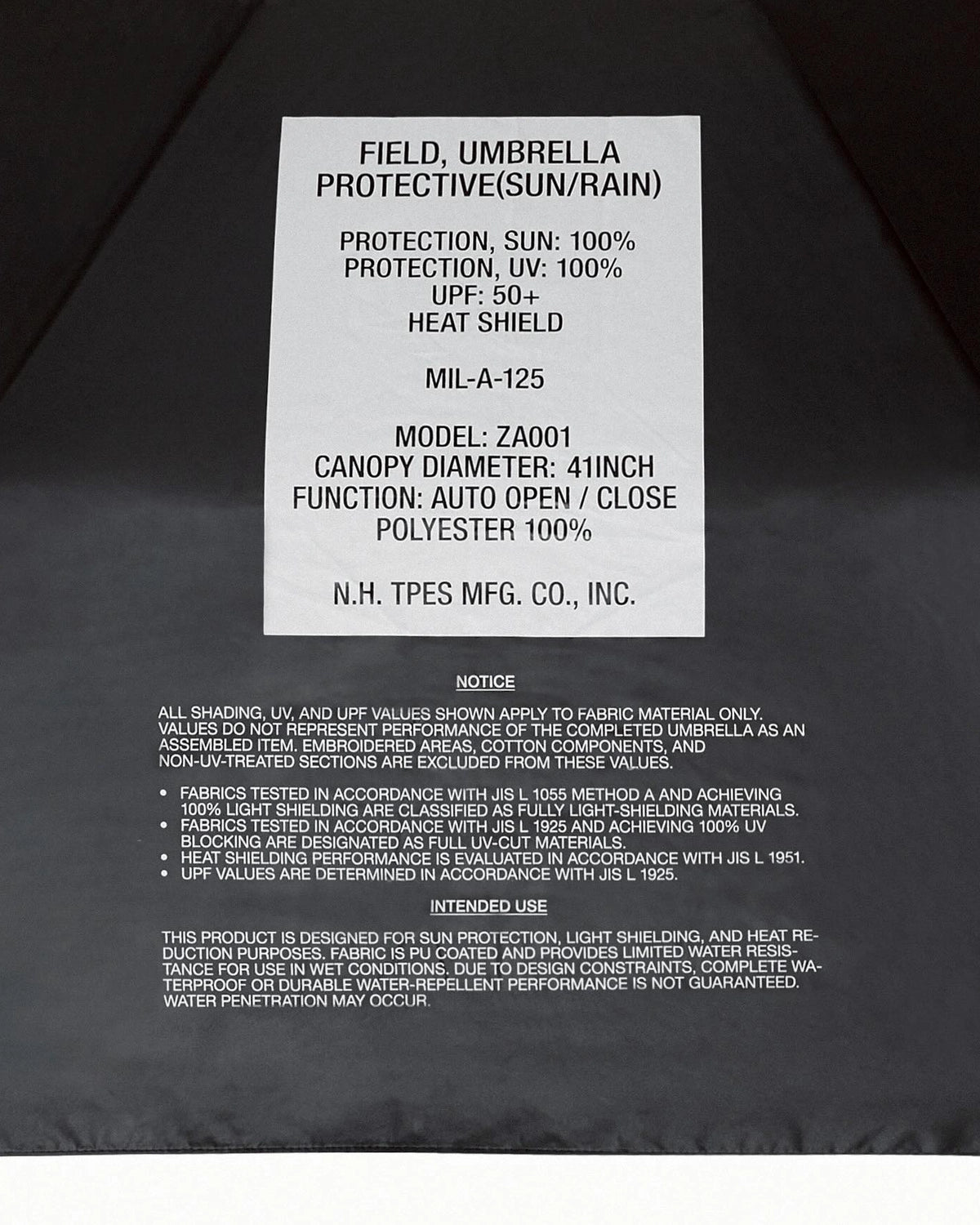 N.HOOLYWOOD TEST PRODUCT EXCHANGE SERVICE / FOLDING UMBRELLA (TPES-AC16)