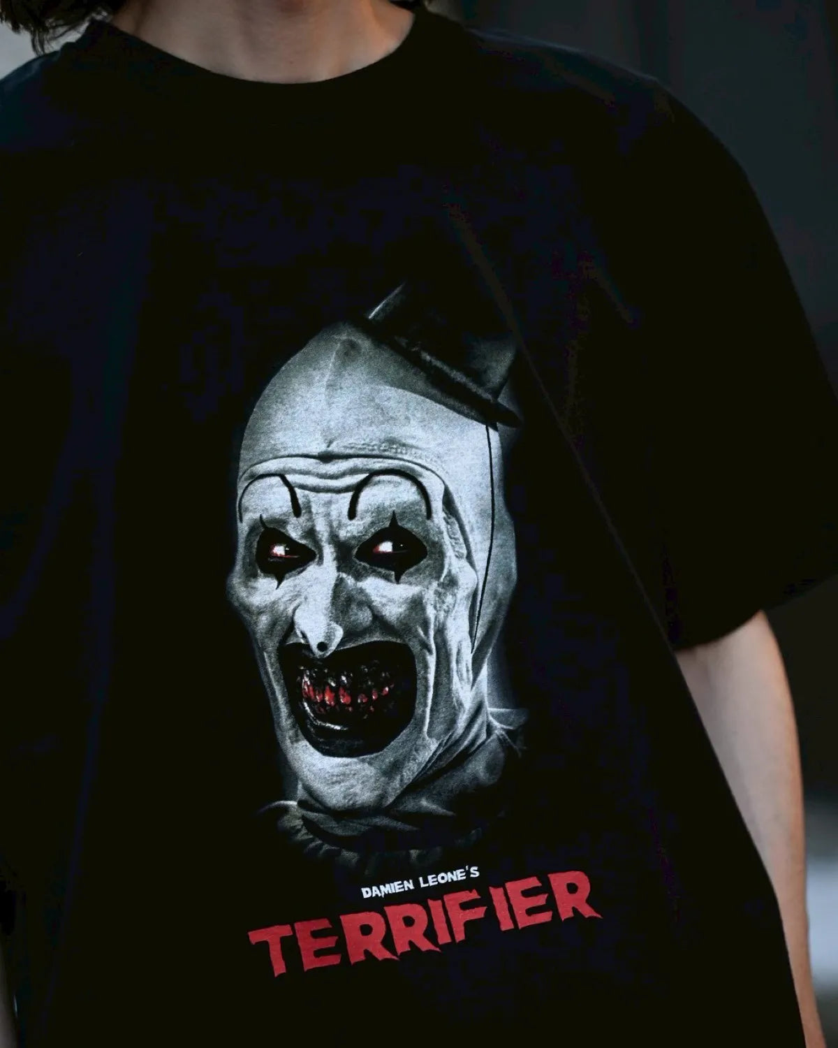 WACKO MARIA × TERRIFIER / WASHED HEAVY WEIGHT T-SHIRT -TYPE-1- (TERRIFIER-WM-WT05)