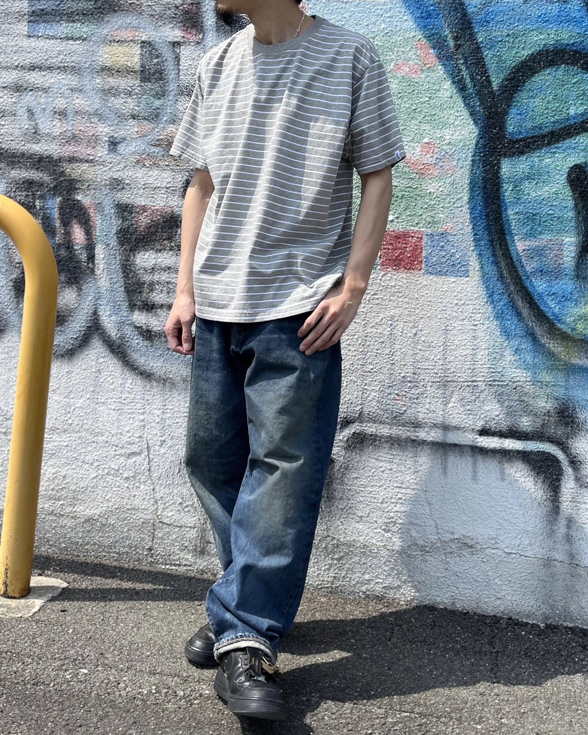 SEQUEL / BORDER T-SHIRT (SQ-26SS-CS-01)