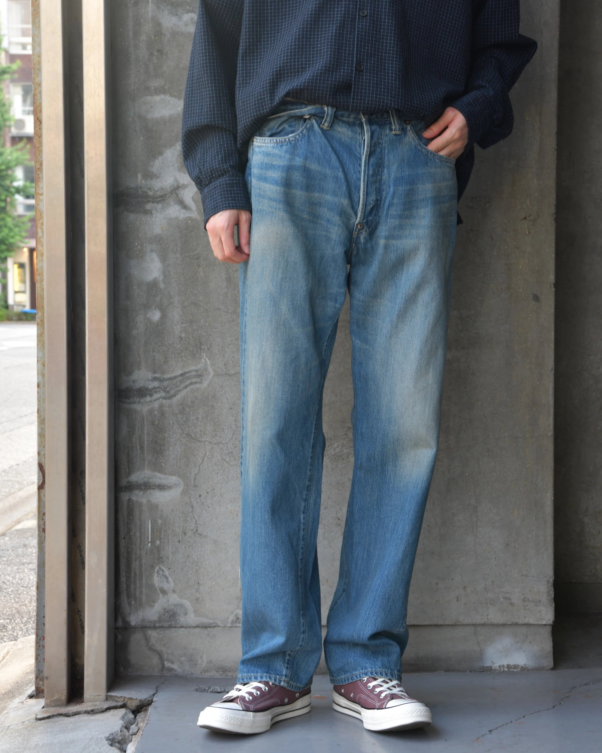 A.PRESSE / No.2 Washed Denim Pants (AP-4008)