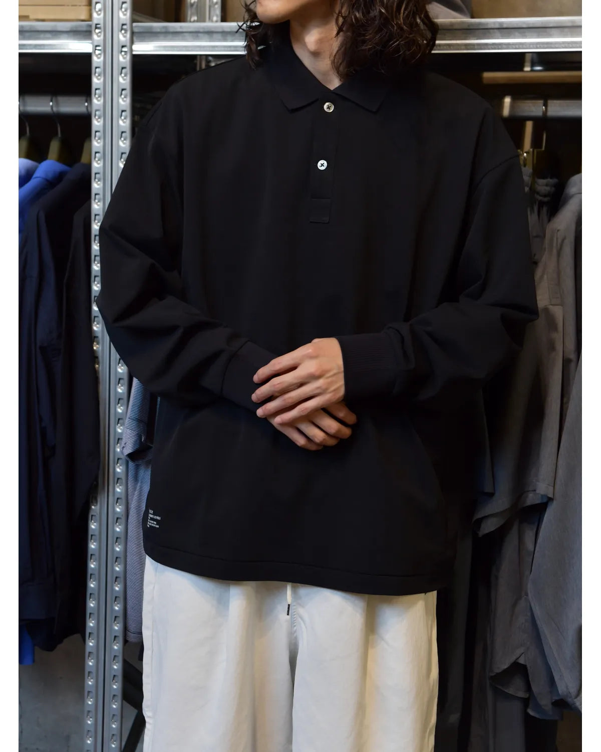 FreshService / DRY PIQUE JERSEY L/S POLO (FSC263-70037)