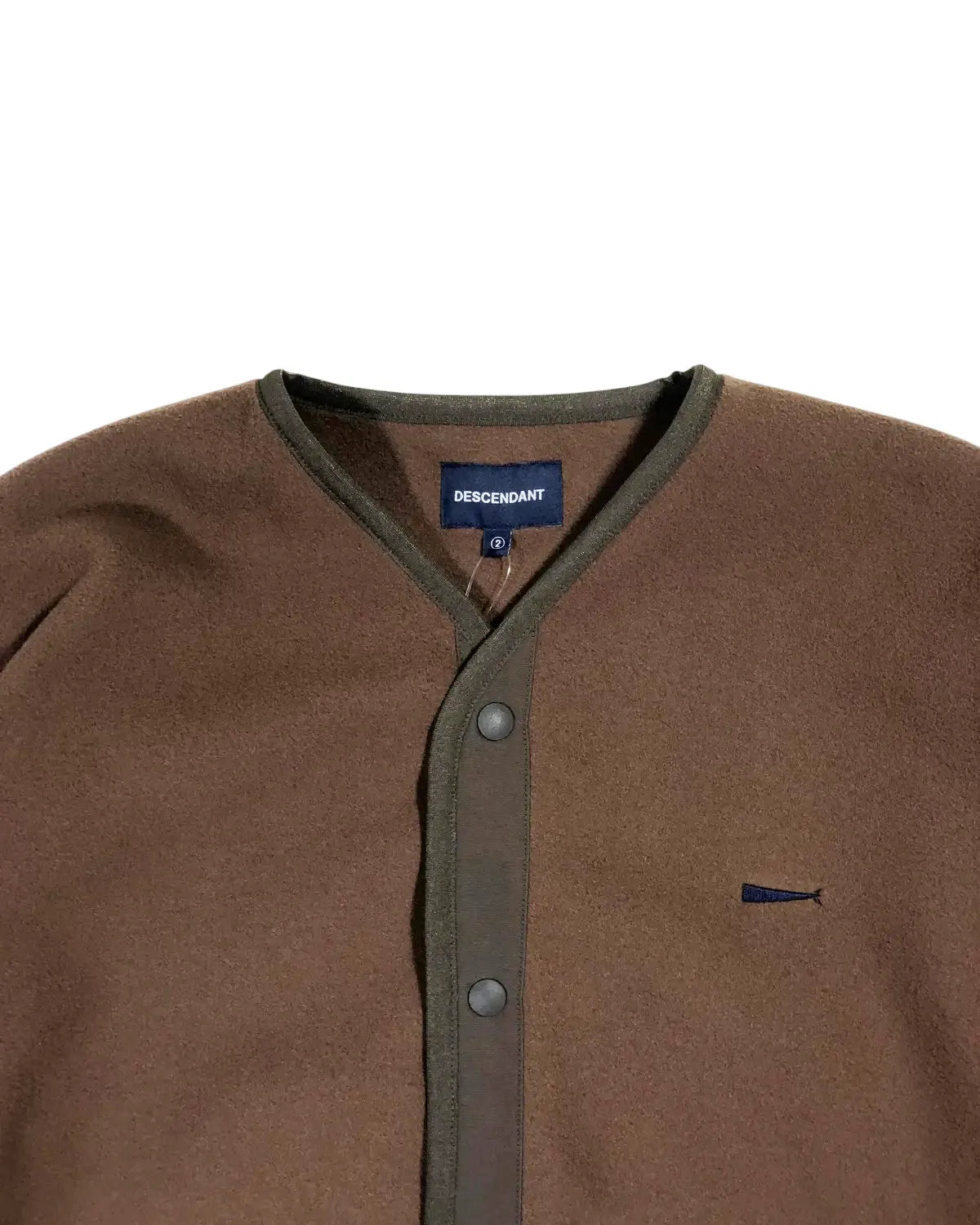 DESCENDANT / KNOT FLEECE CARDIGAN (252ATDS-CSM29)